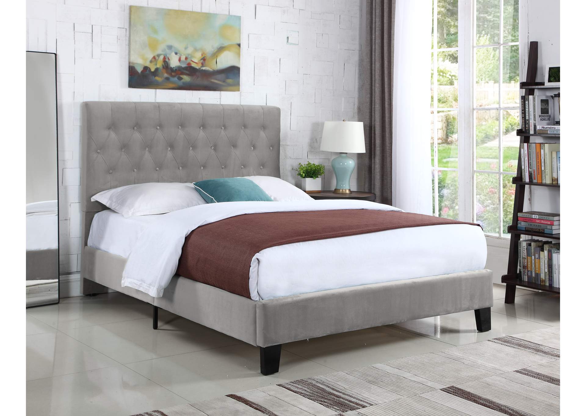 full upholstered bed image 4