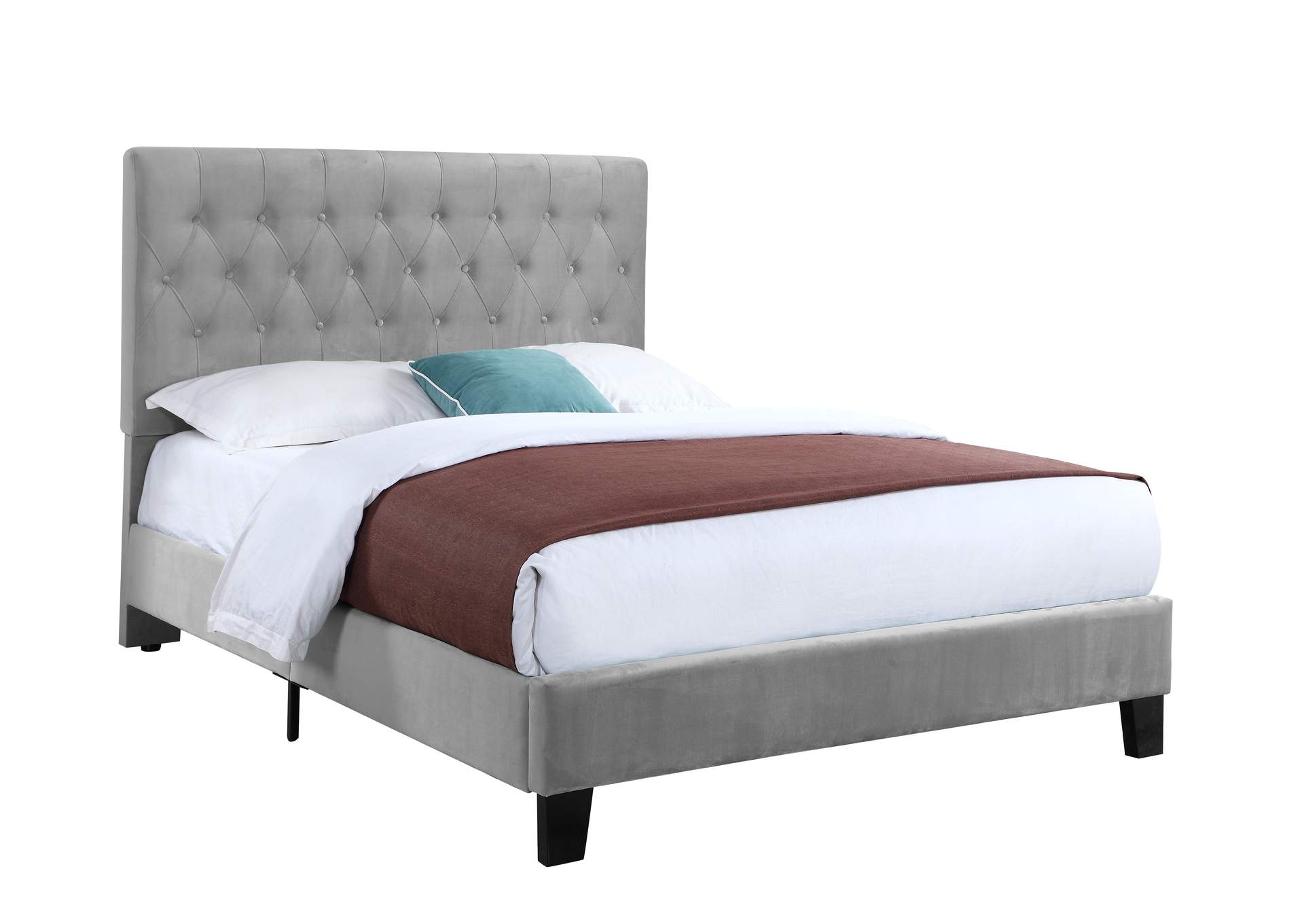 full upholstered bed image 1