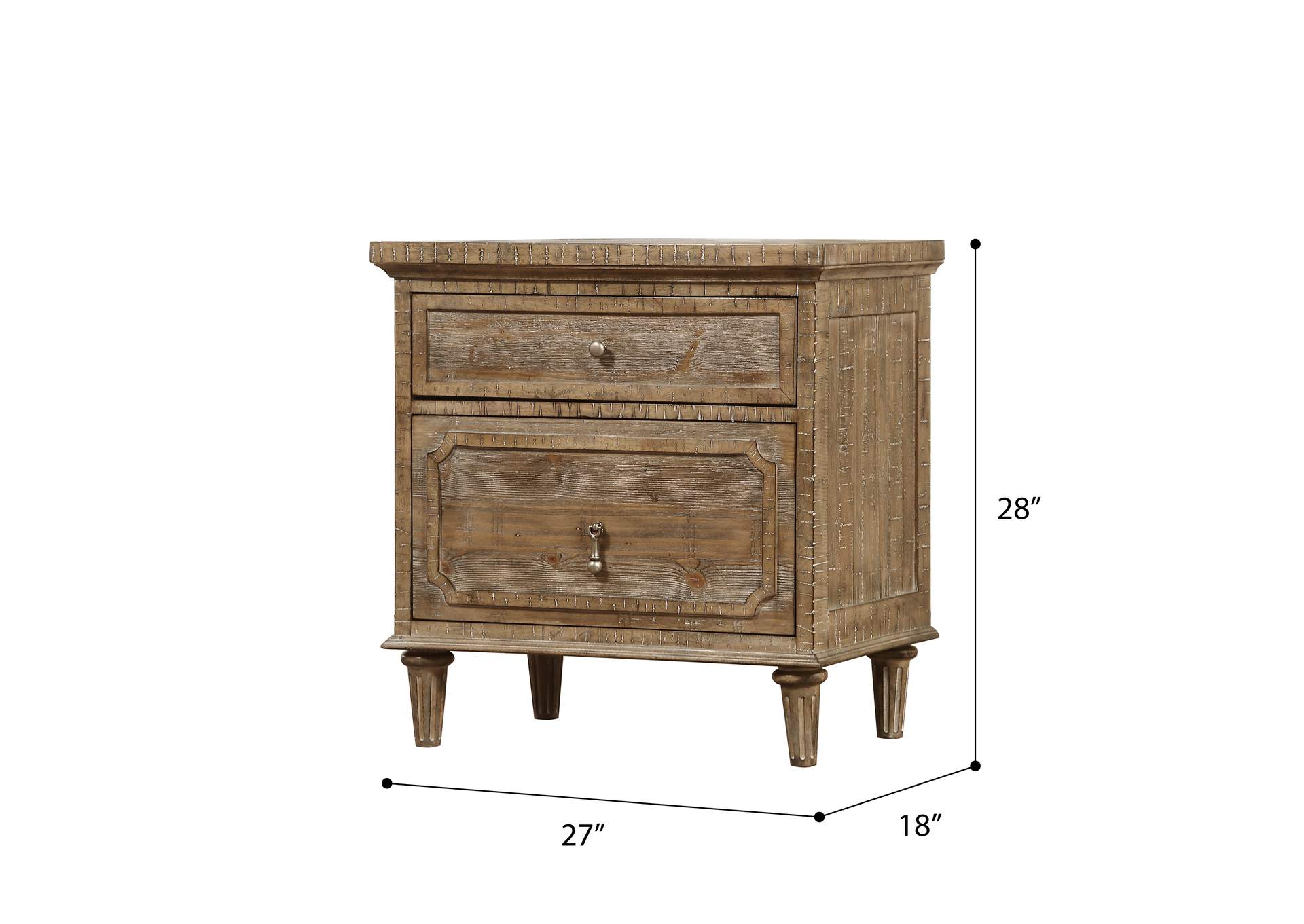 2-drawer nightstand image 10