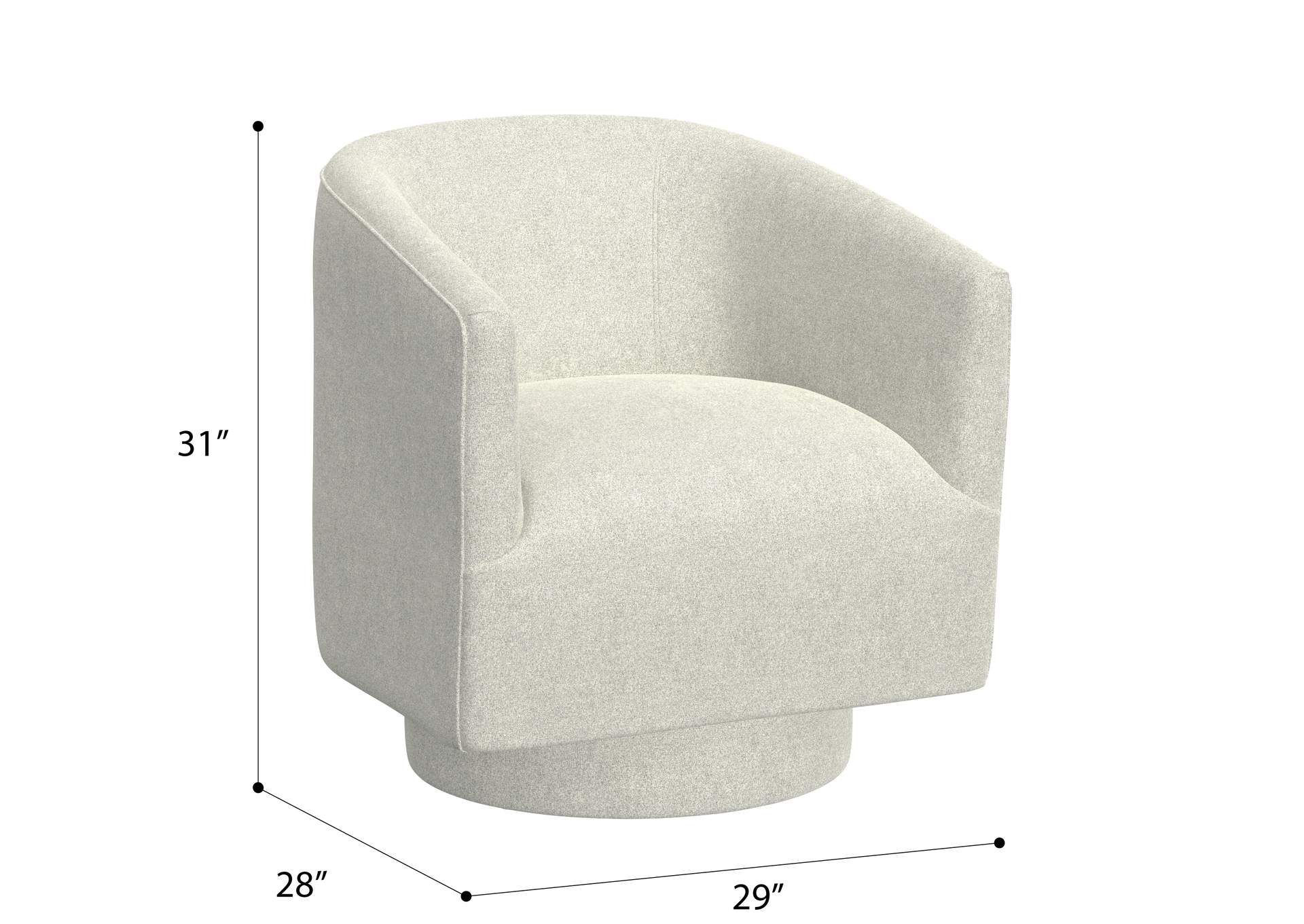 swivel accent chair image 7