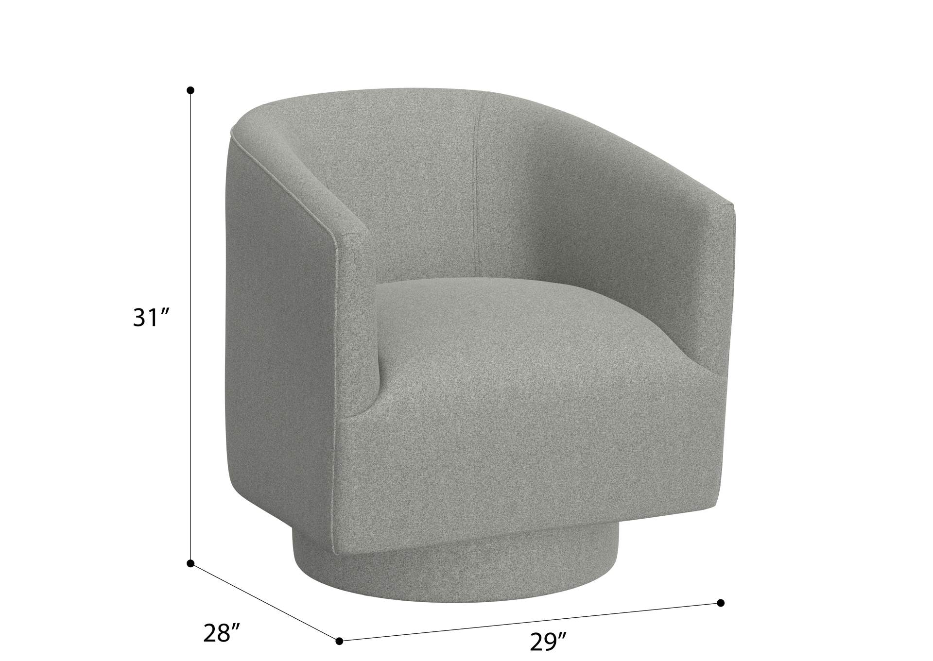 swivel accent chair image 7