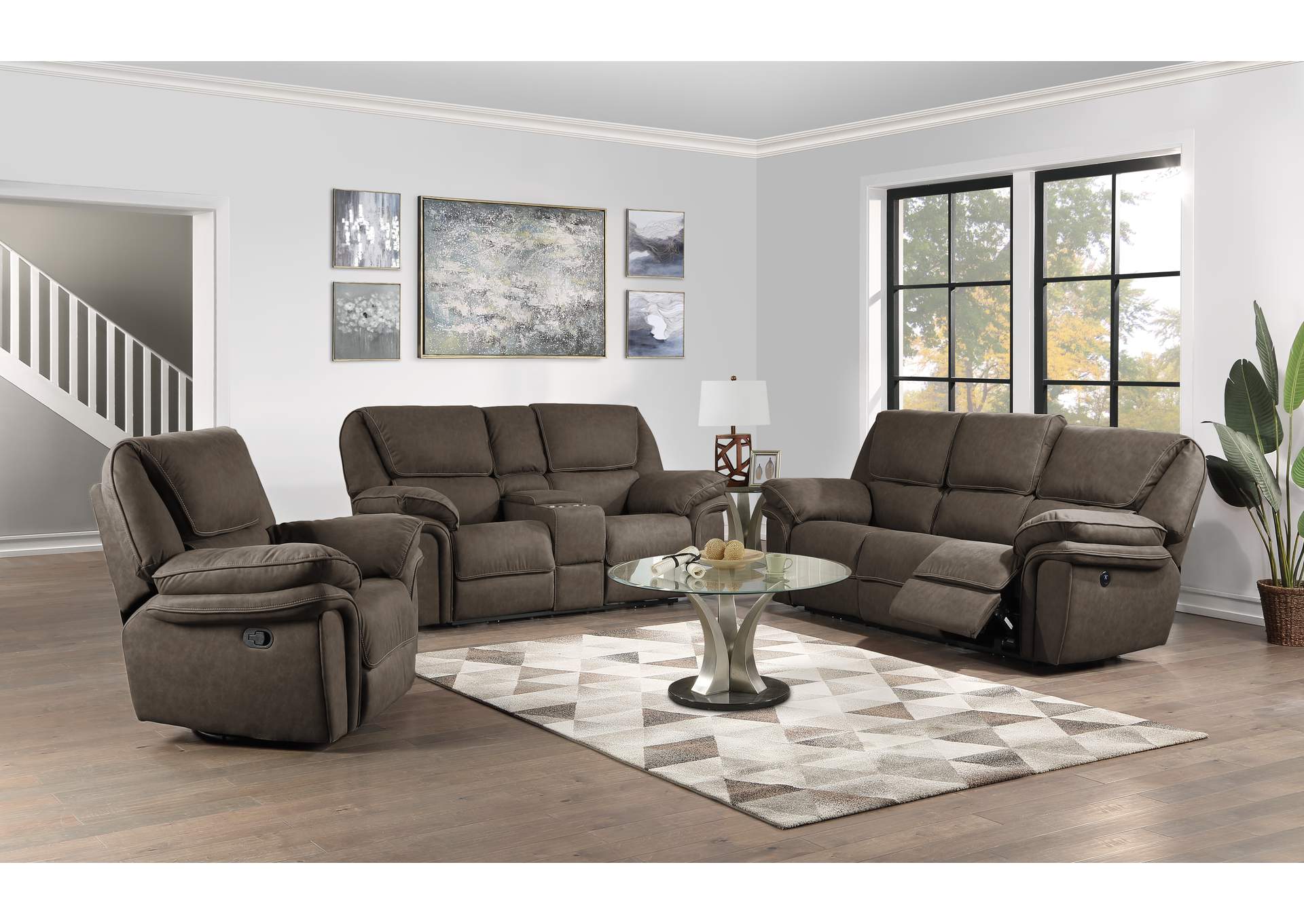 power console loveseat image 3