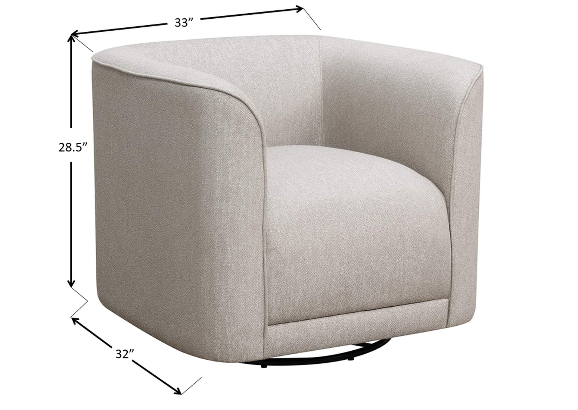 swivel accent chair image 6