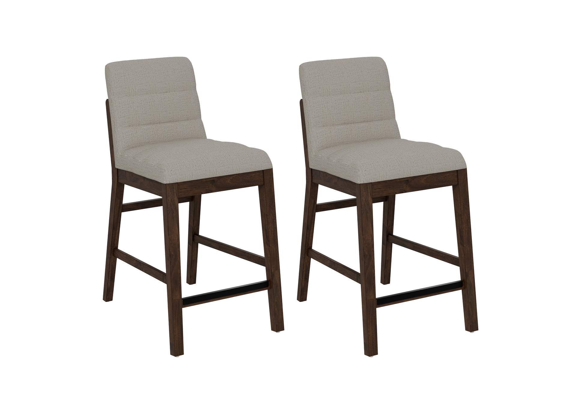 upholstered gathering stool, set of 2 image 6