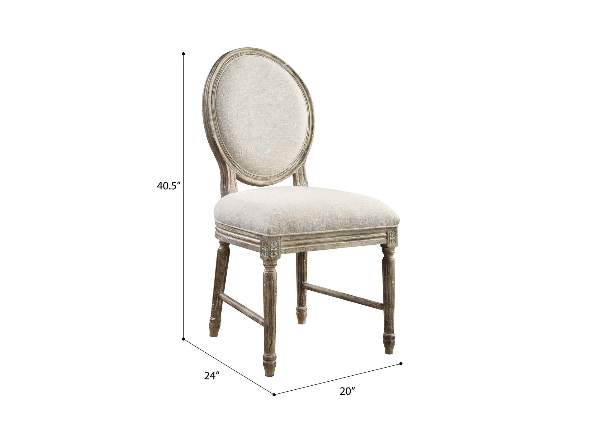 upholstered dining chair image 7