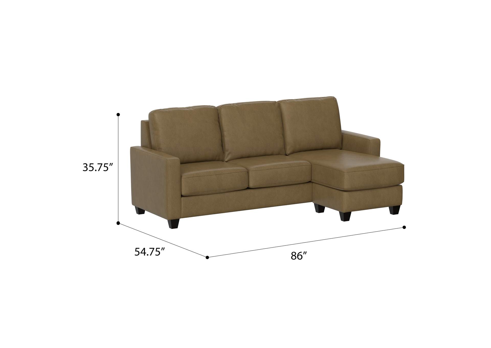 reconfigurable chaise sectional image 11