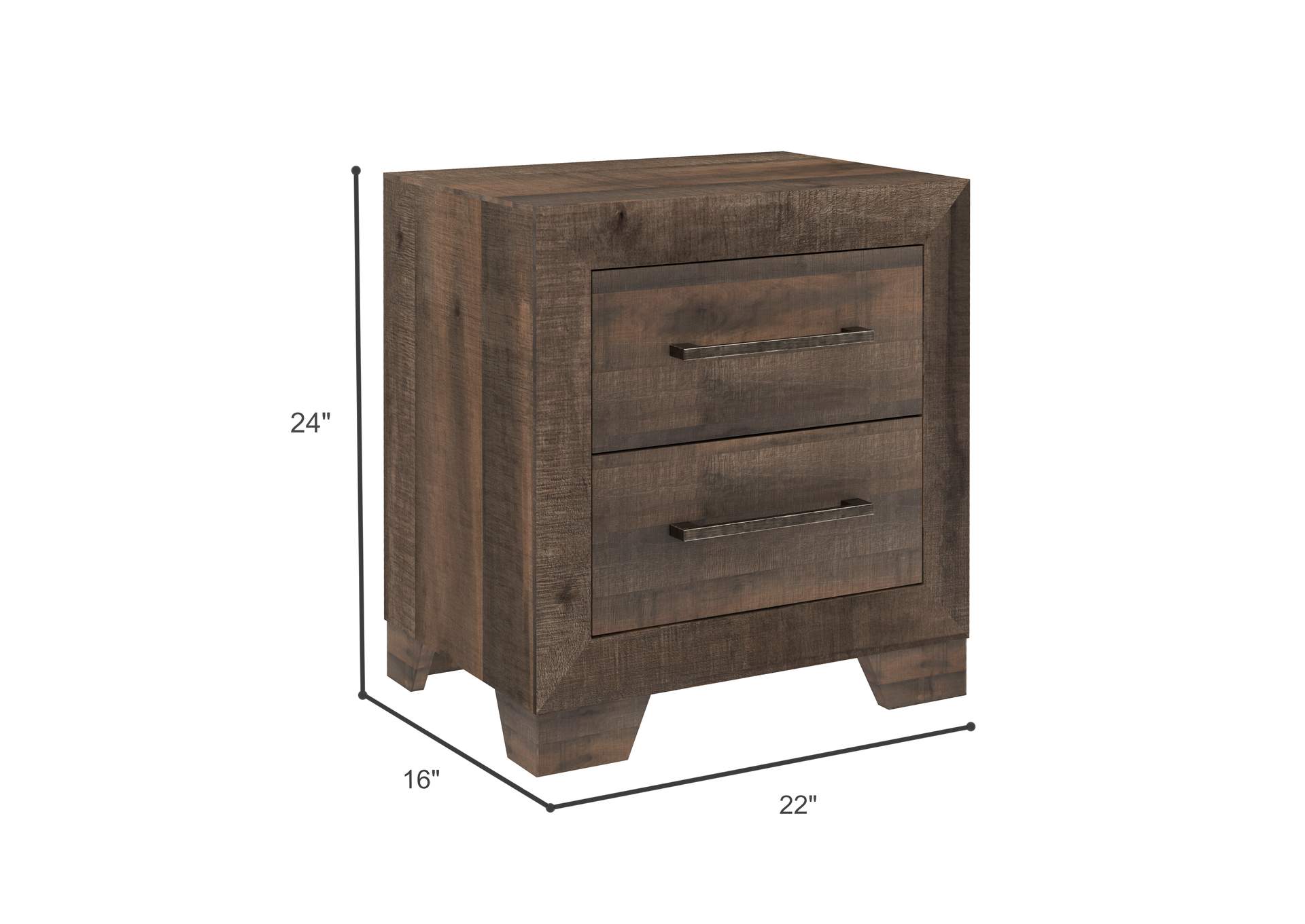 2-drawer nightstand image 7