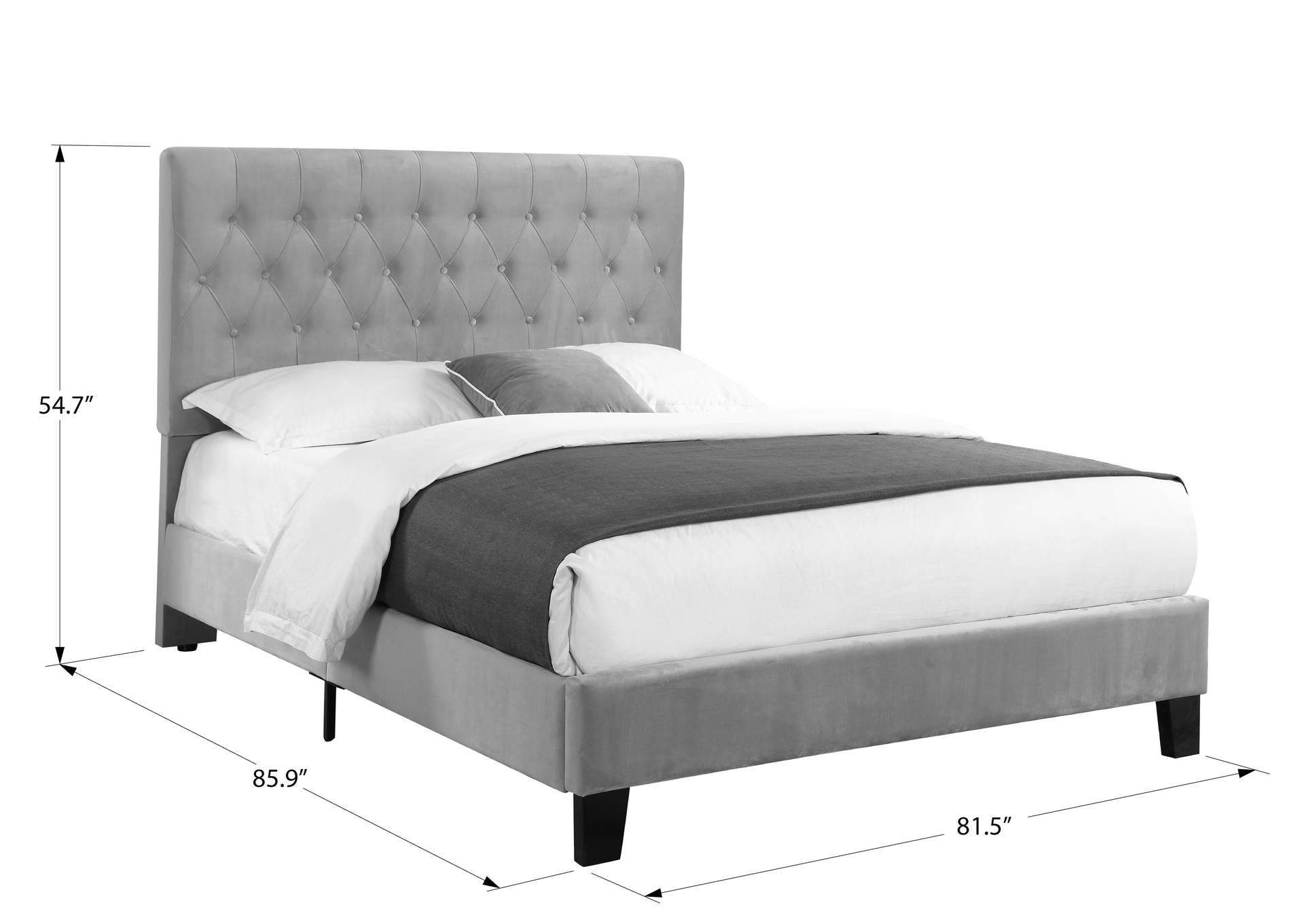 King Upholstered Bed