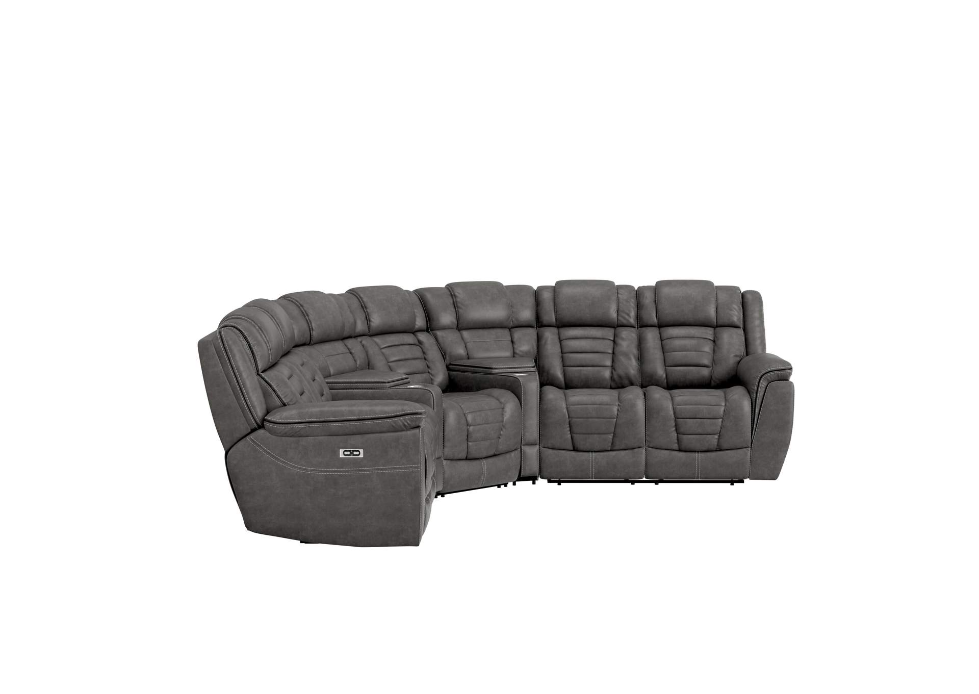 Rosenberg Power Reclining Sectional image 7