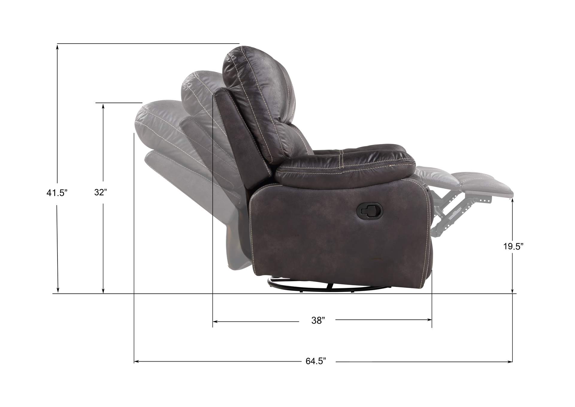 Jessie James Power Reclining Loveseat image 7