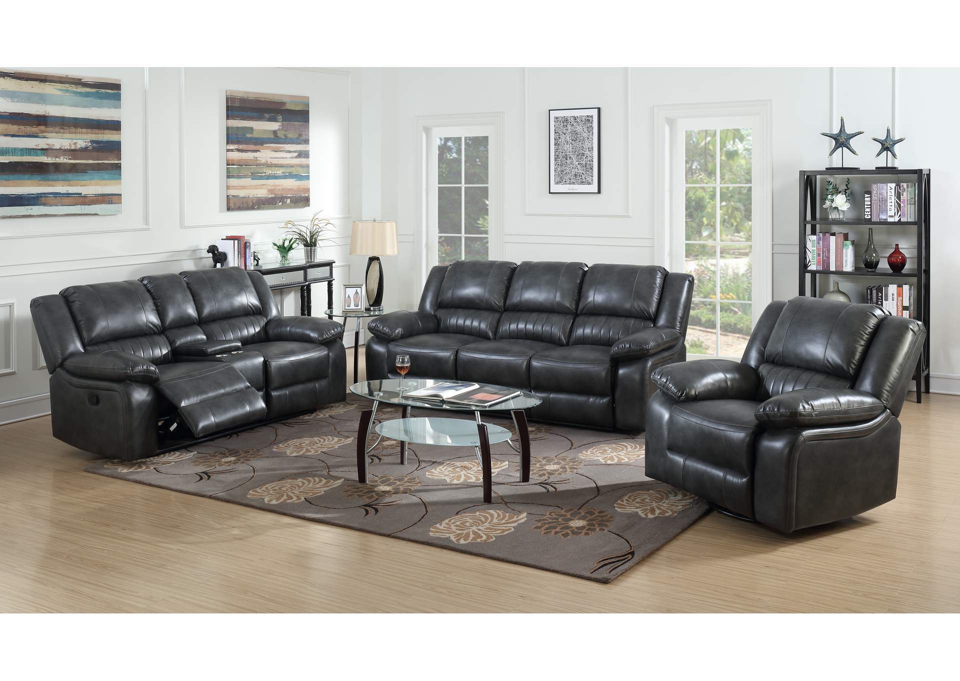 Reclining Console Loveseat