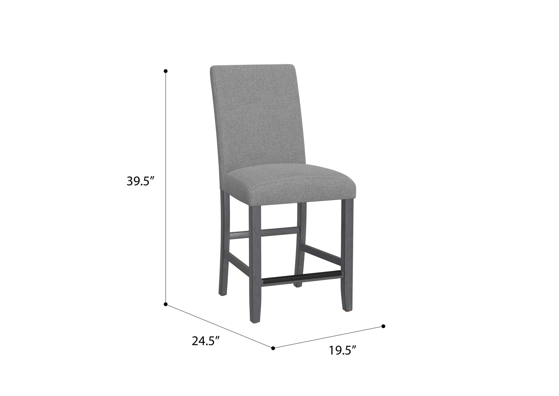 2 pack upholstered barstools image 7