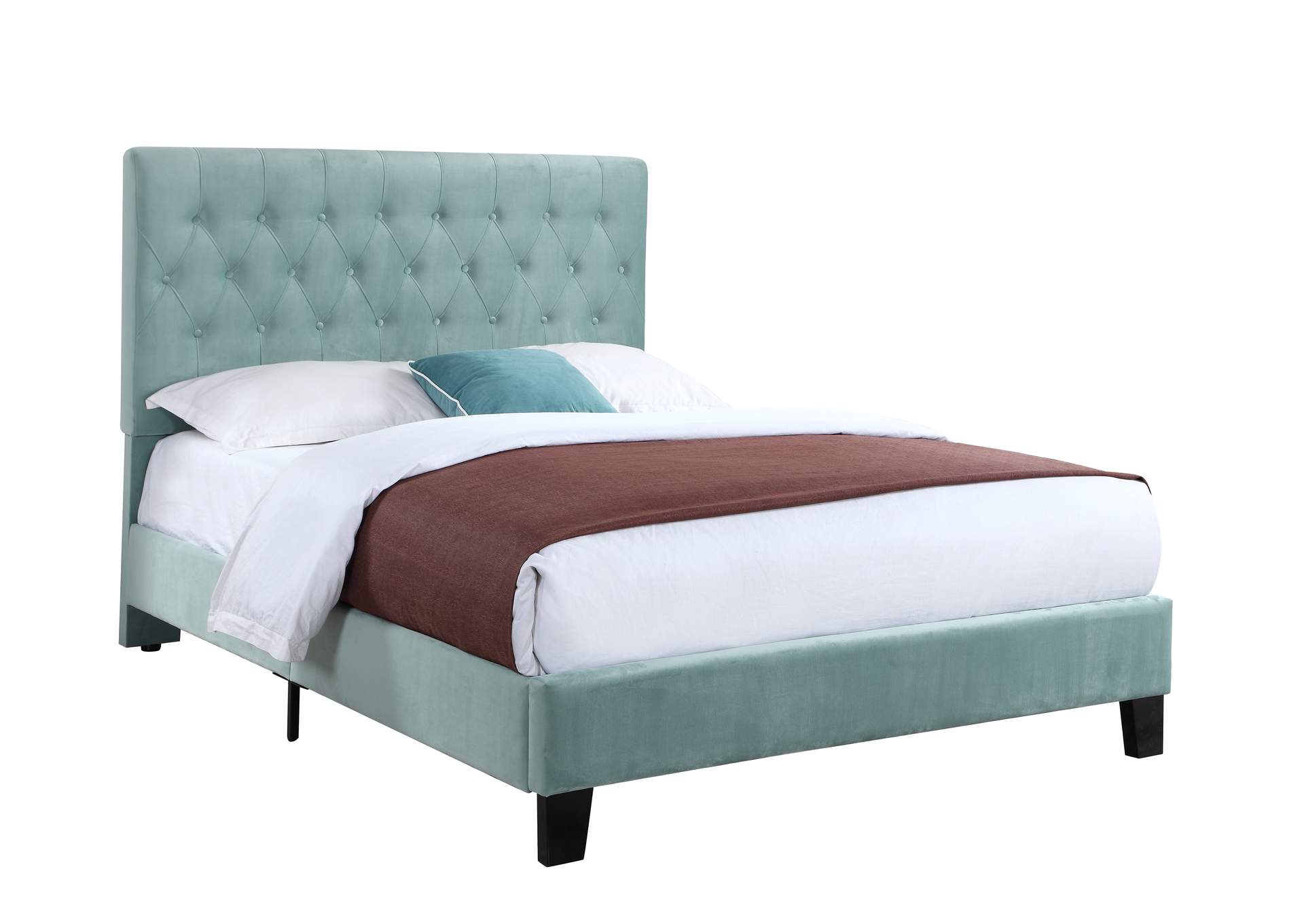 full upholstered bed image 1
