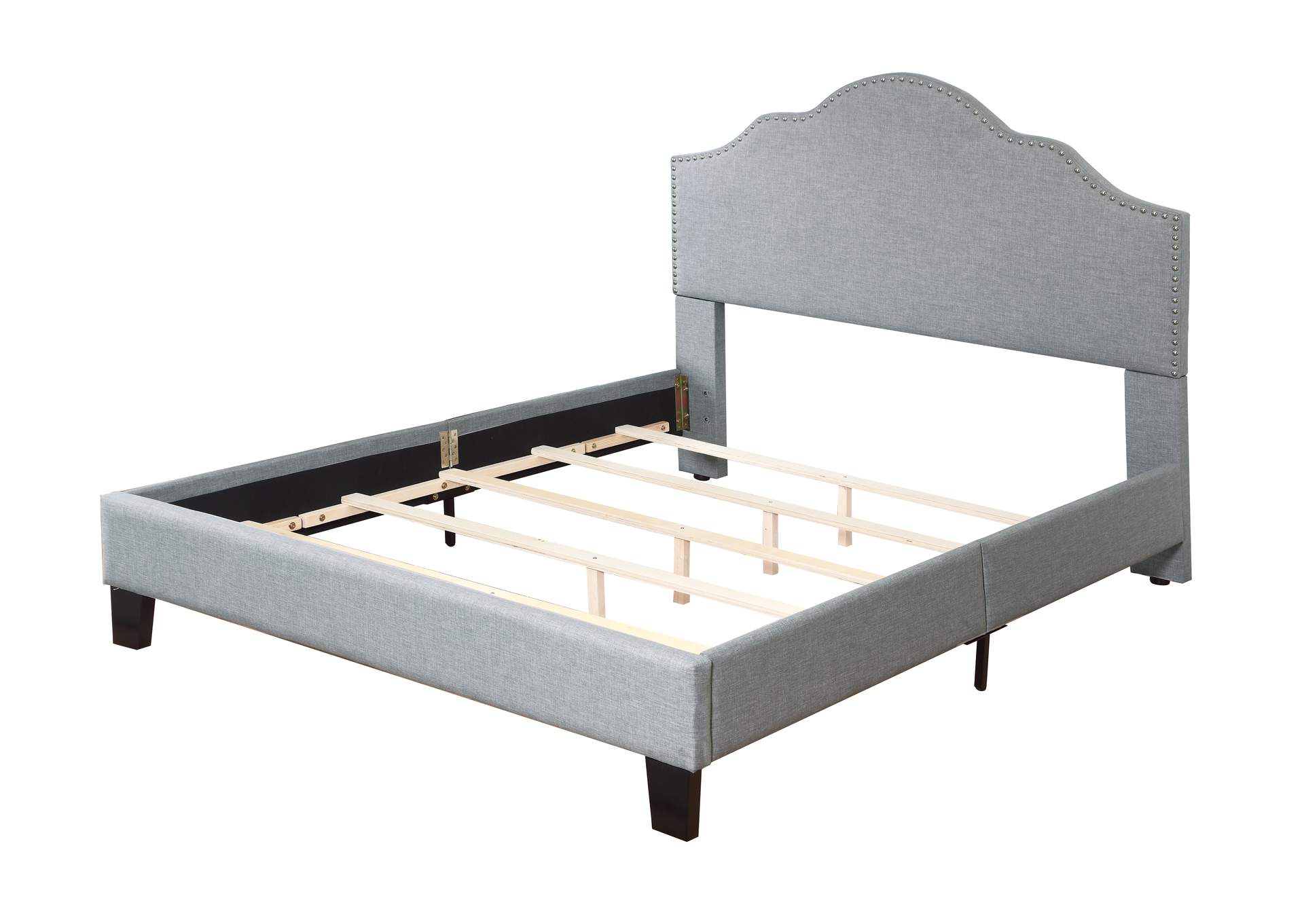 cal king upholstered bed image 4