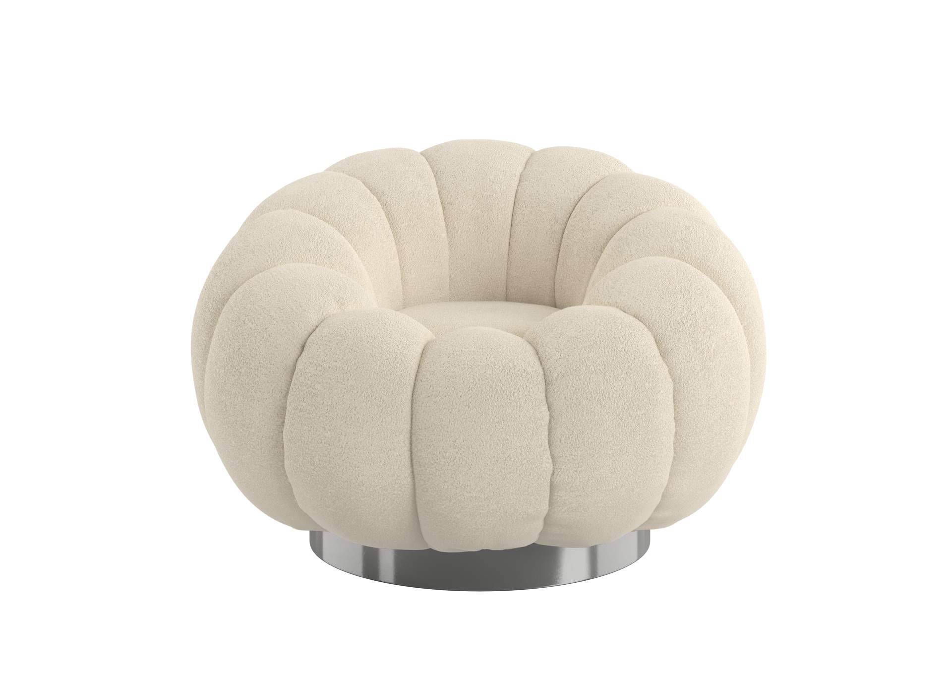 pumpkin swivel accent chair image 4