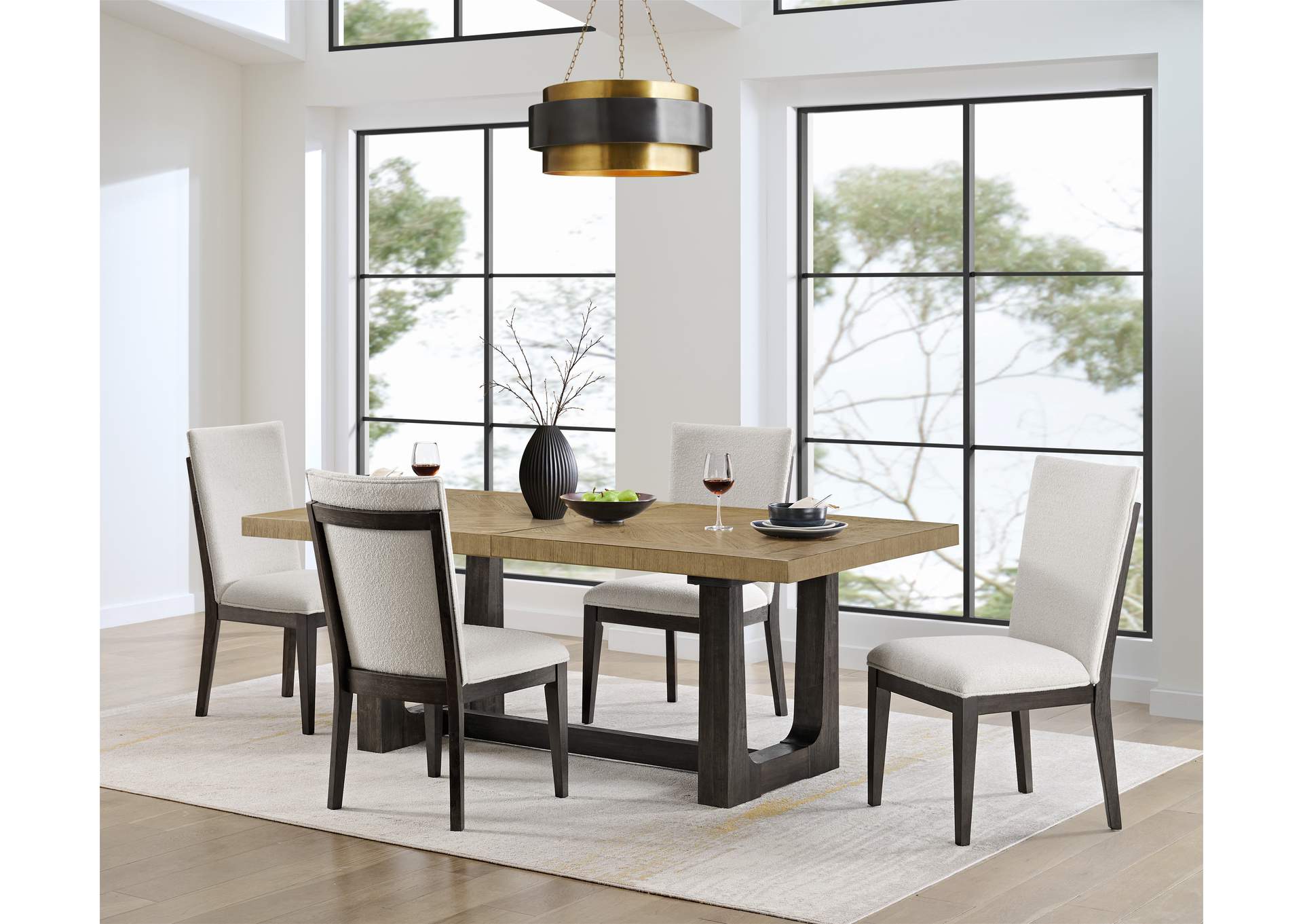 trestle dining table image 4