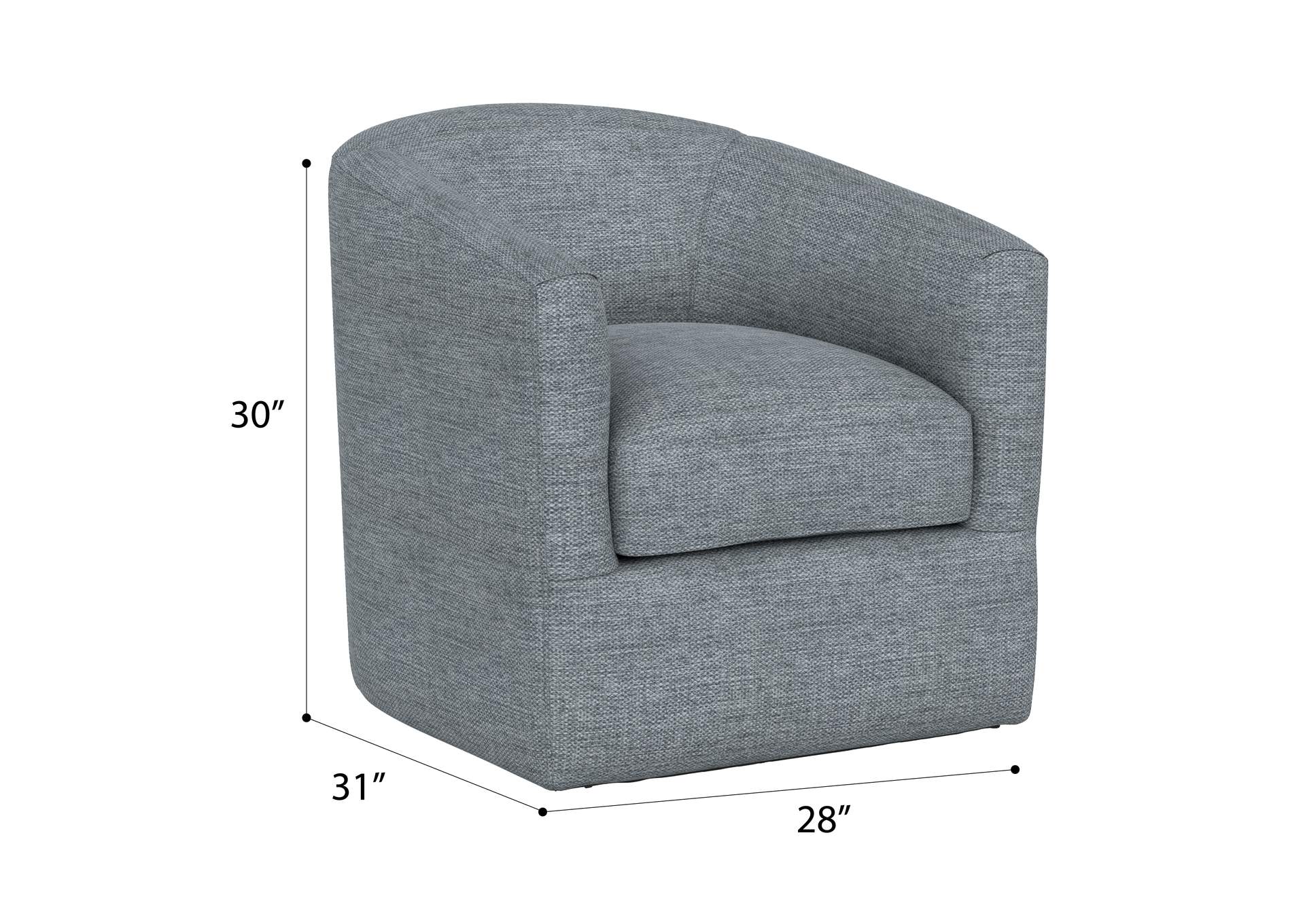 swivel accent chair image 7