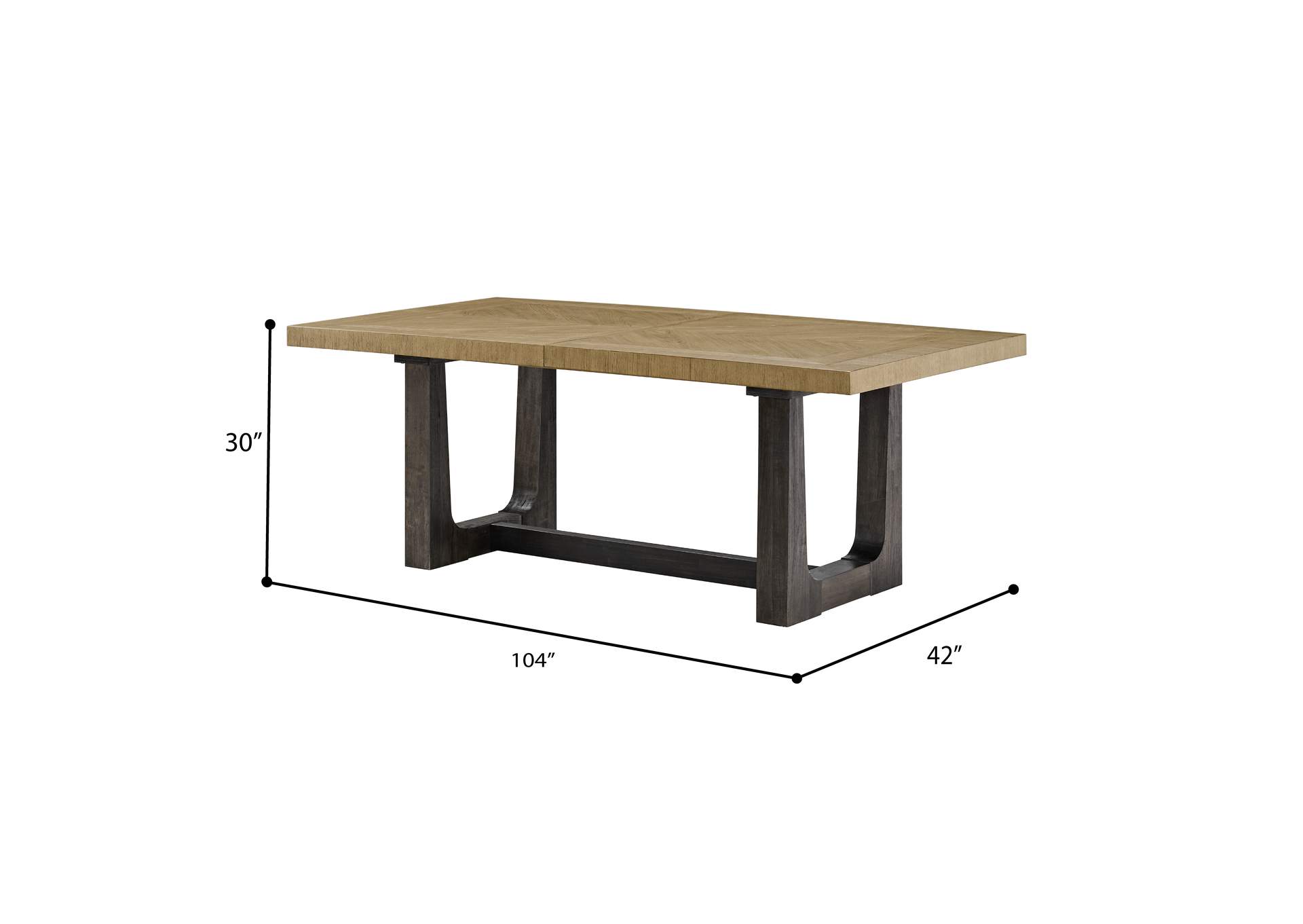 trestle dining table image 9