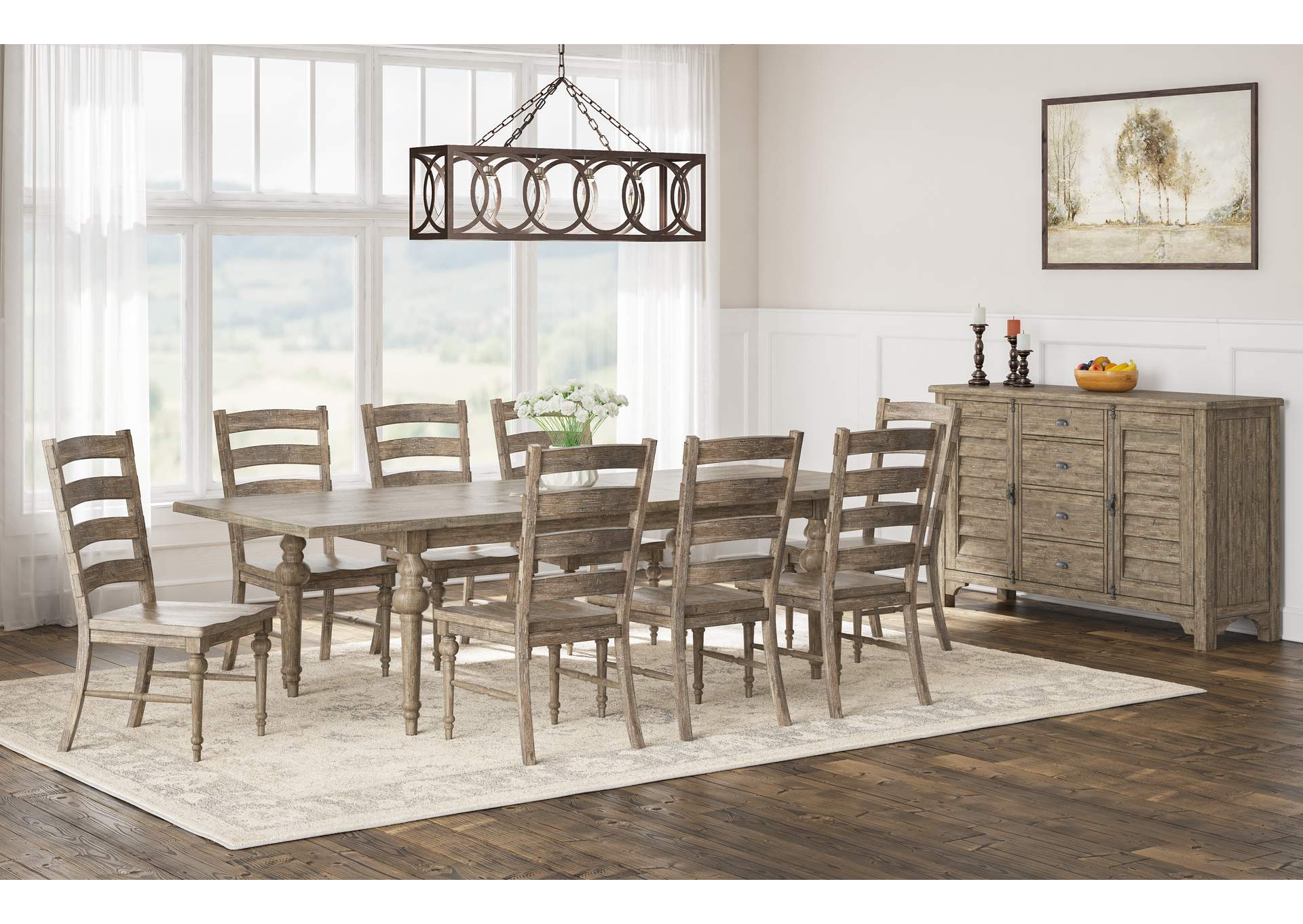 ladderback dining chair image 4