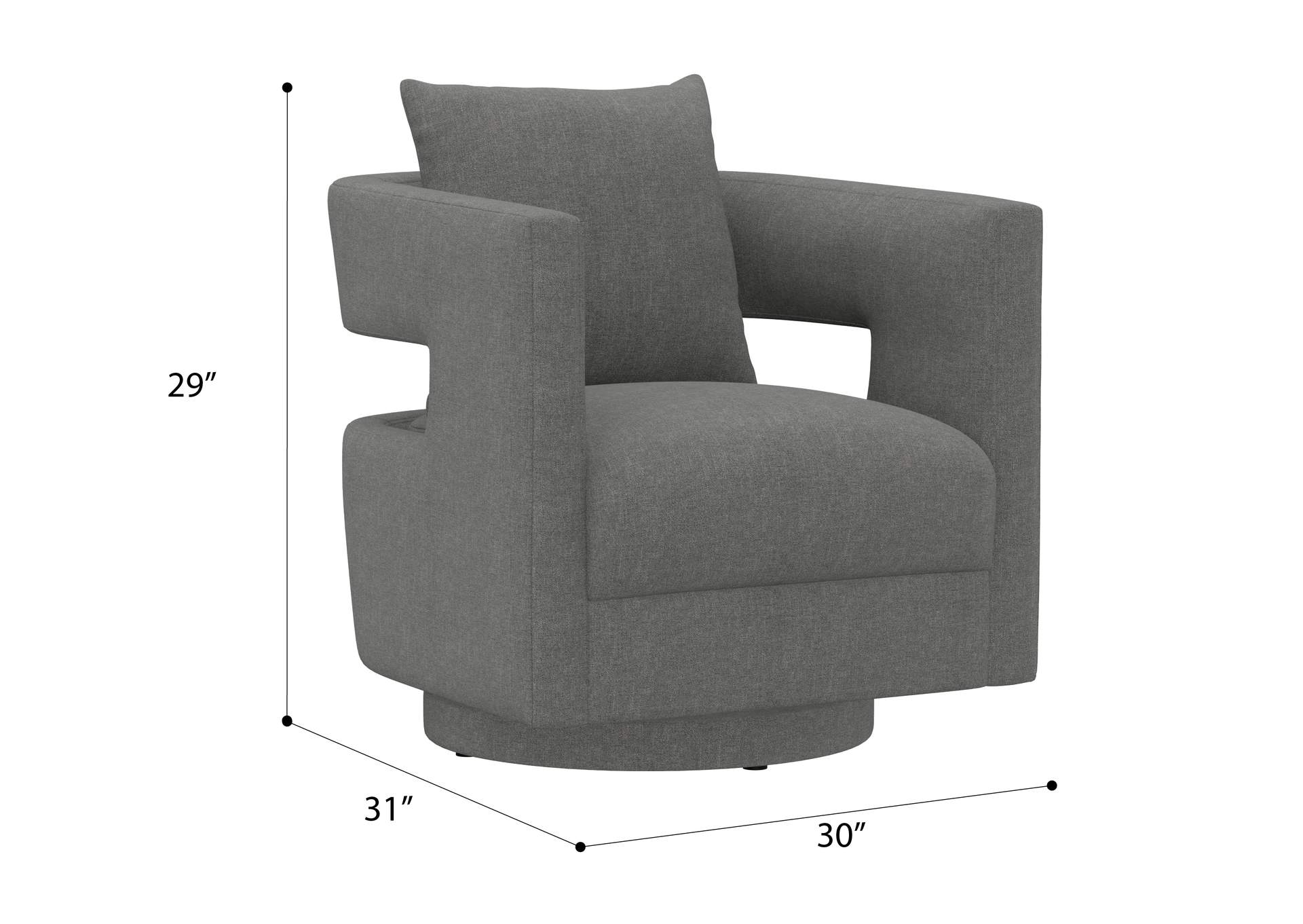 swivel accent chair image 7
