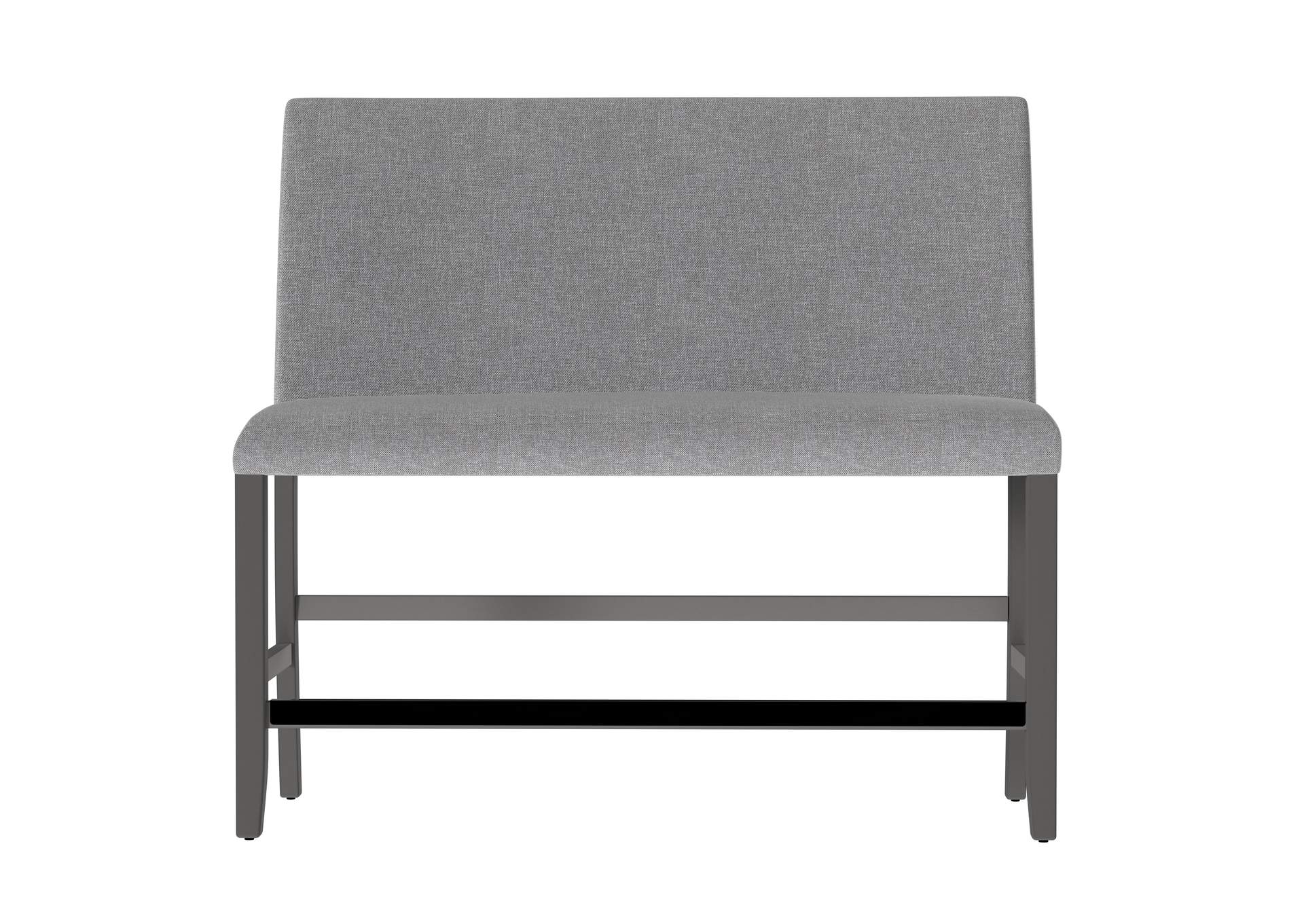 Upholstered Bench with Back image 3