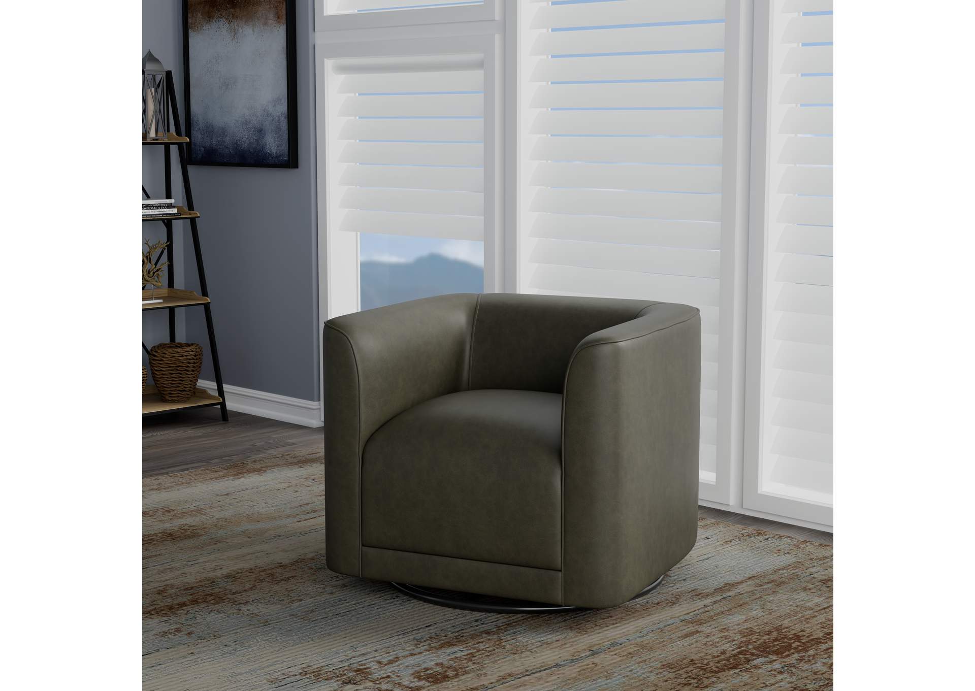 swivel accent chair image 3