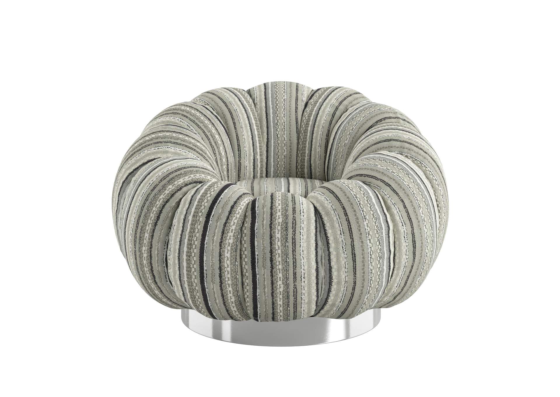 pumpkin swivel accent chair image 4