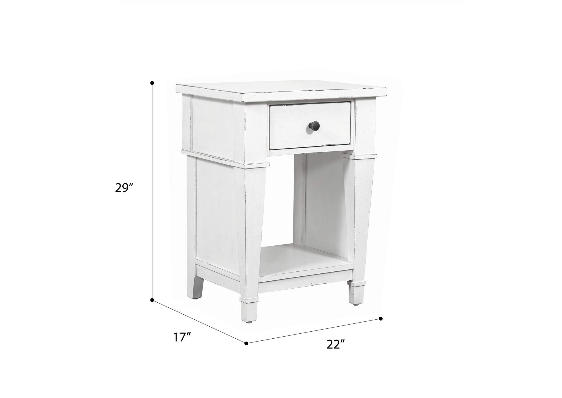 1-drawer nightstand image 7