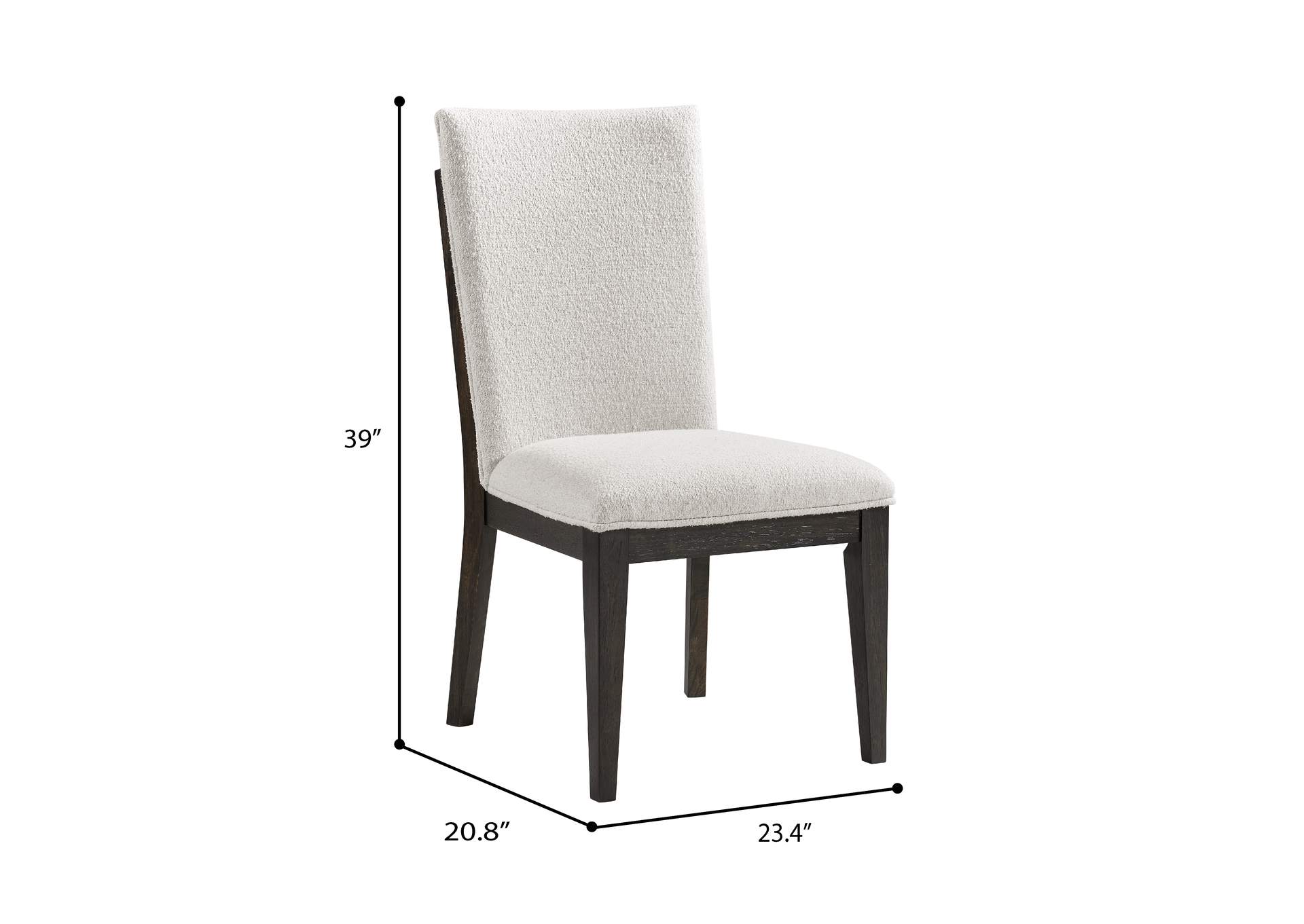 upholstered side chair image 8
