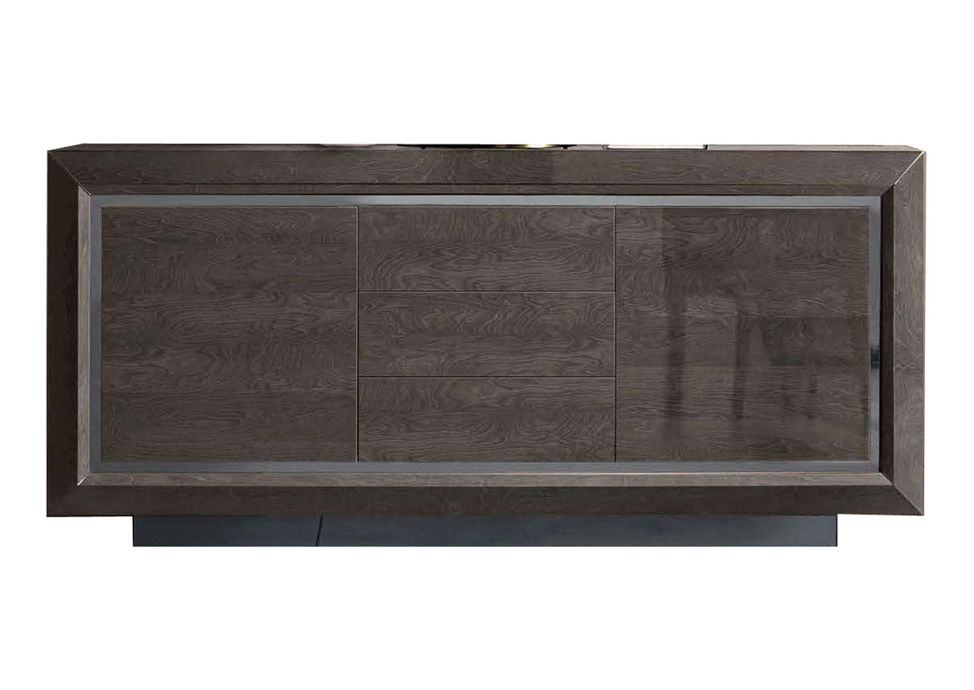 2 Door 3 Drawers Wooden Buffet image 1