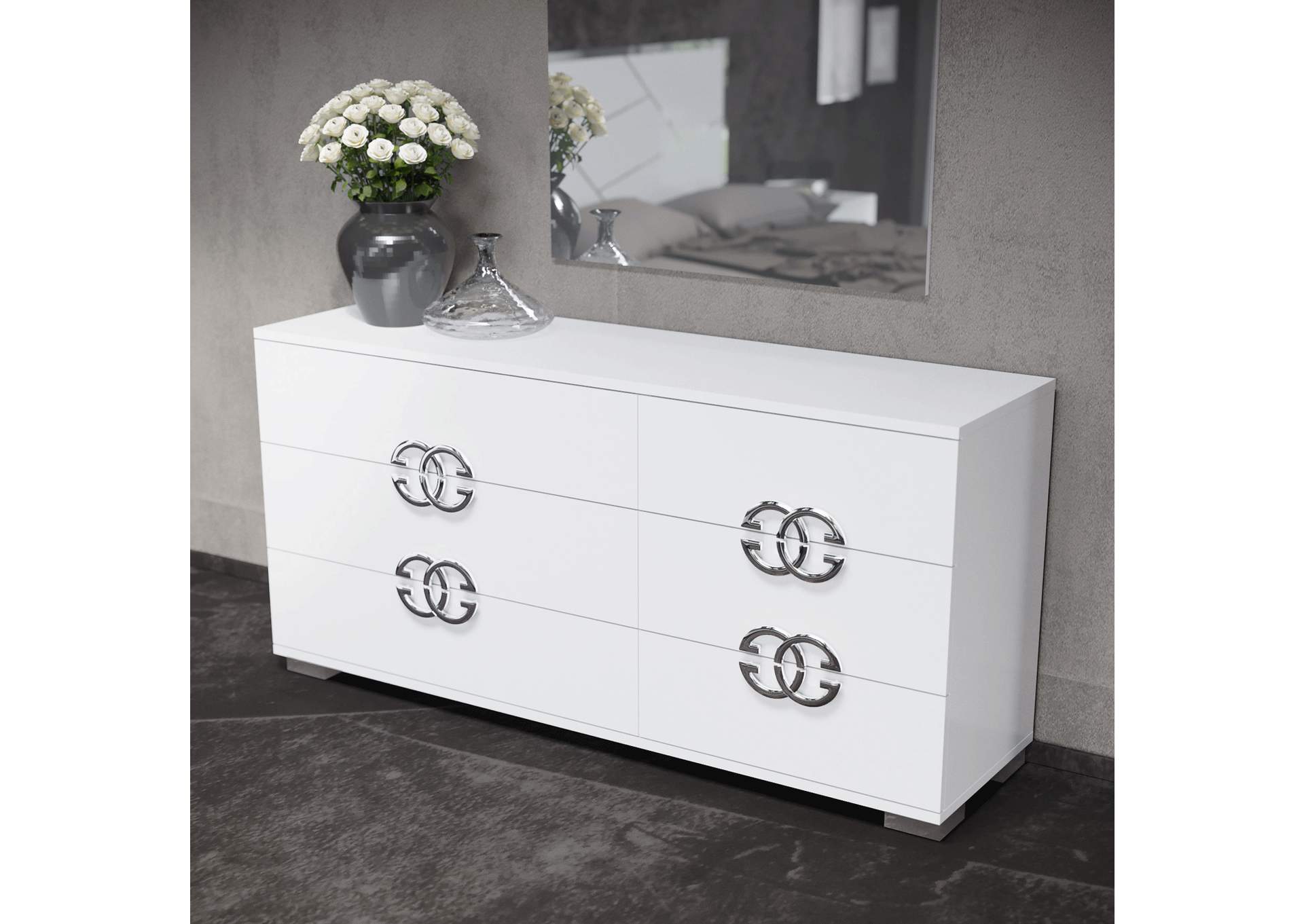 Dafne Double Dresser White image 1