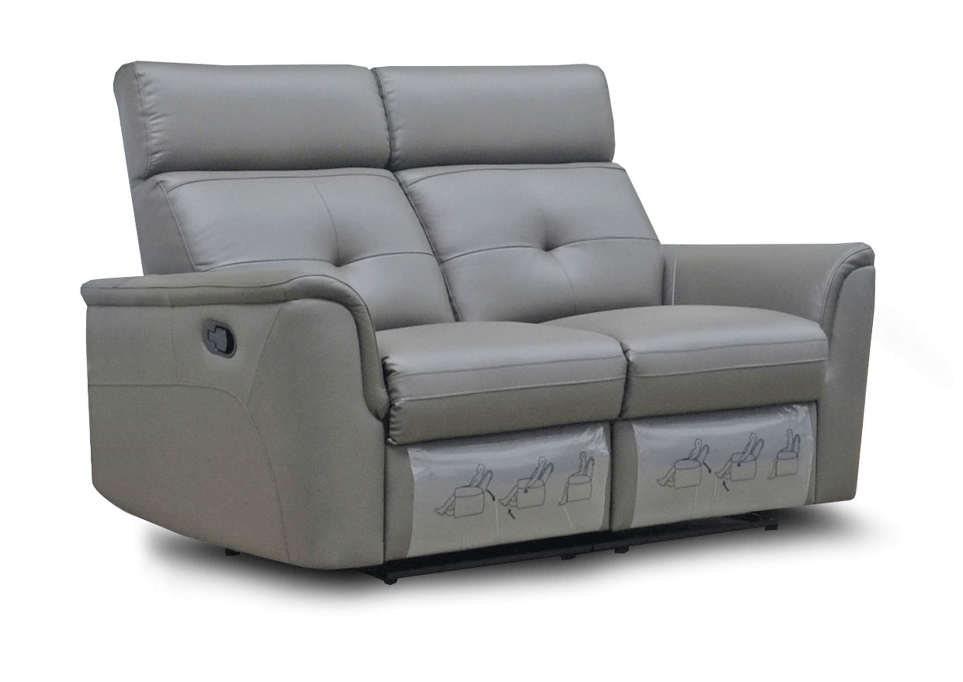 8501 2 Loveseat Dark Grey image 1