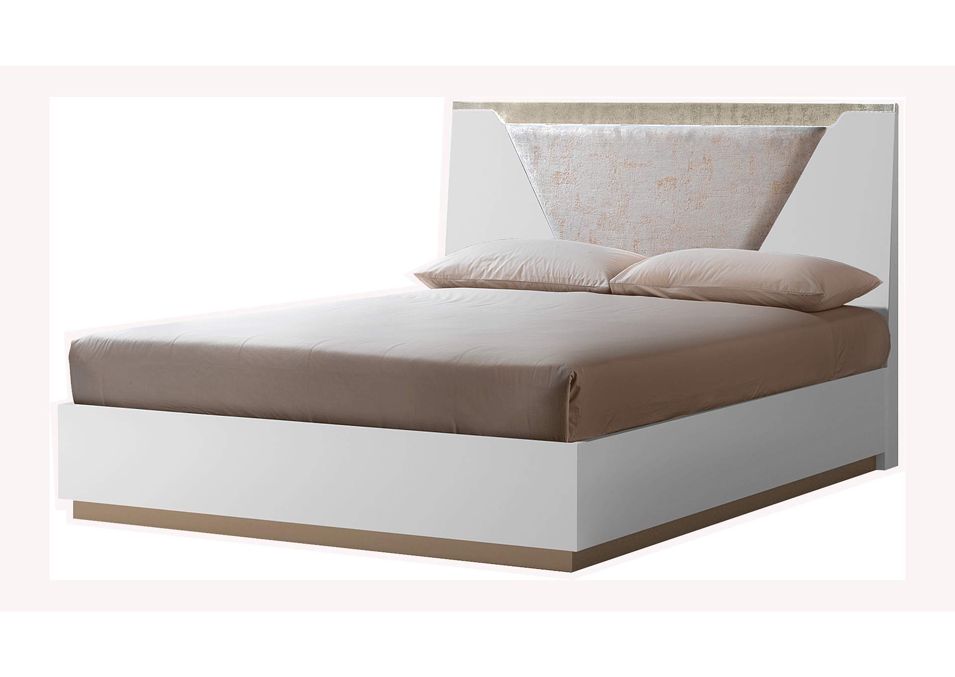 Smart Bed King White image 1