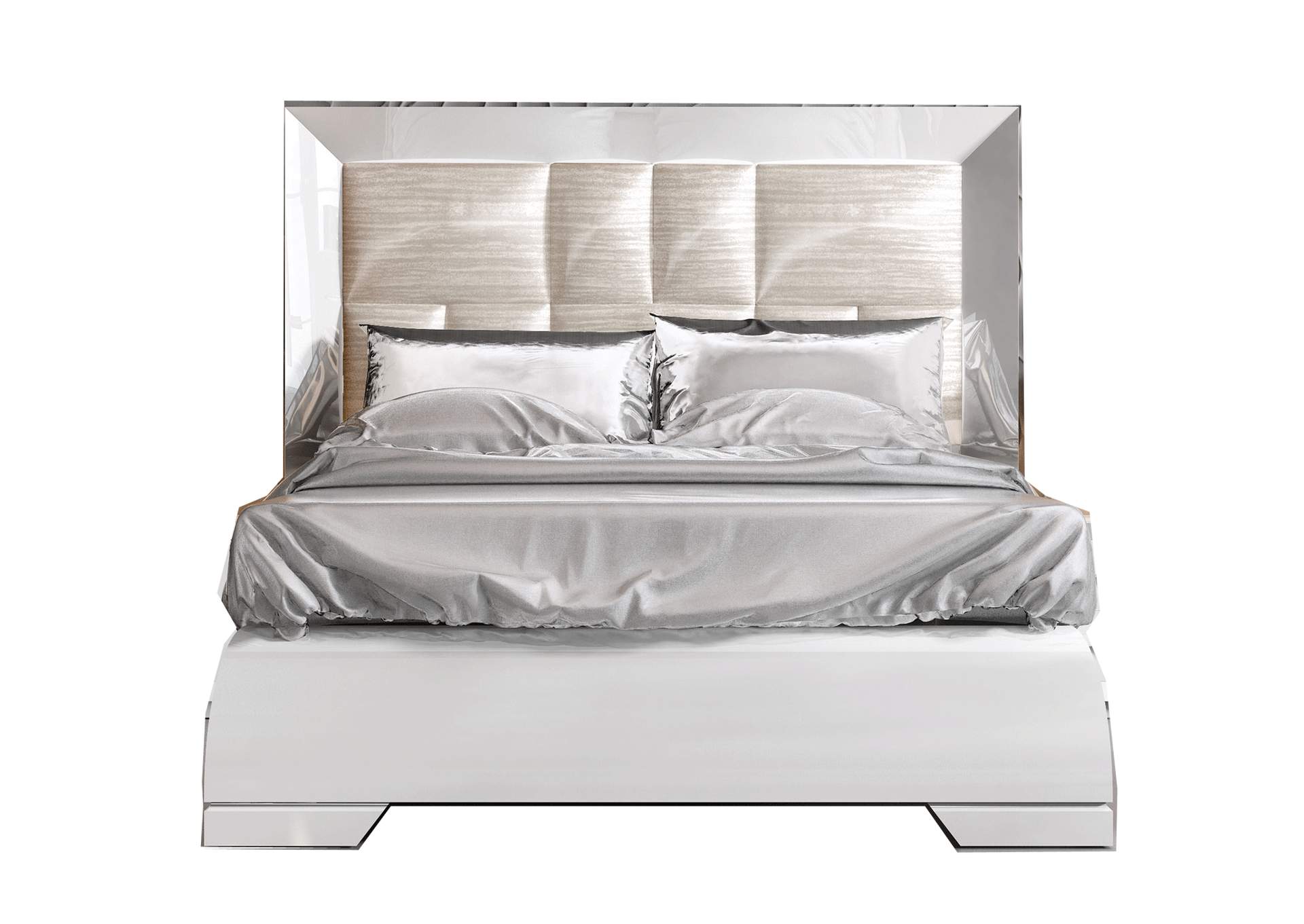 Carmen White Queen Bed image 1