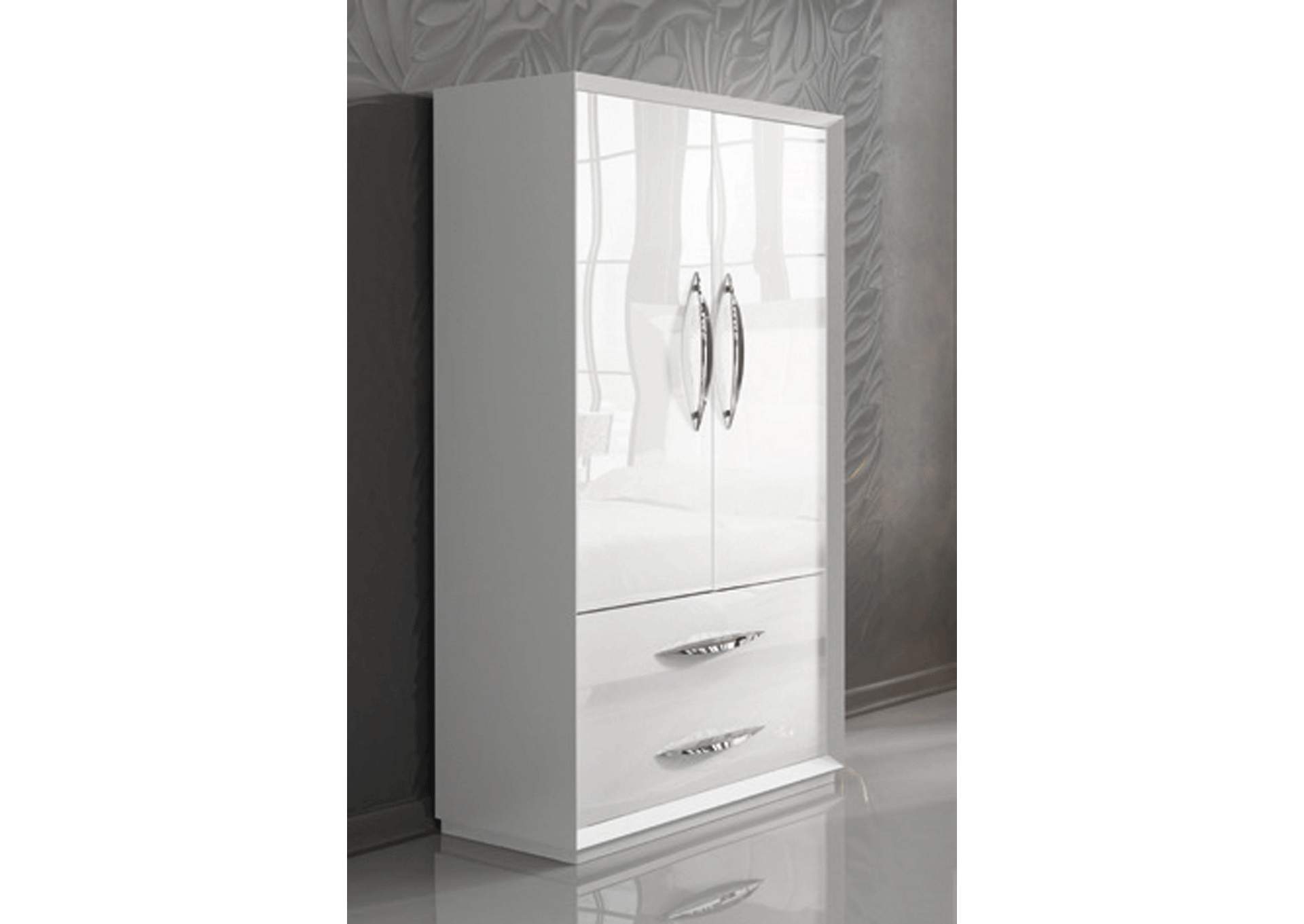 Carmen 2-door Wardrobe White image 1