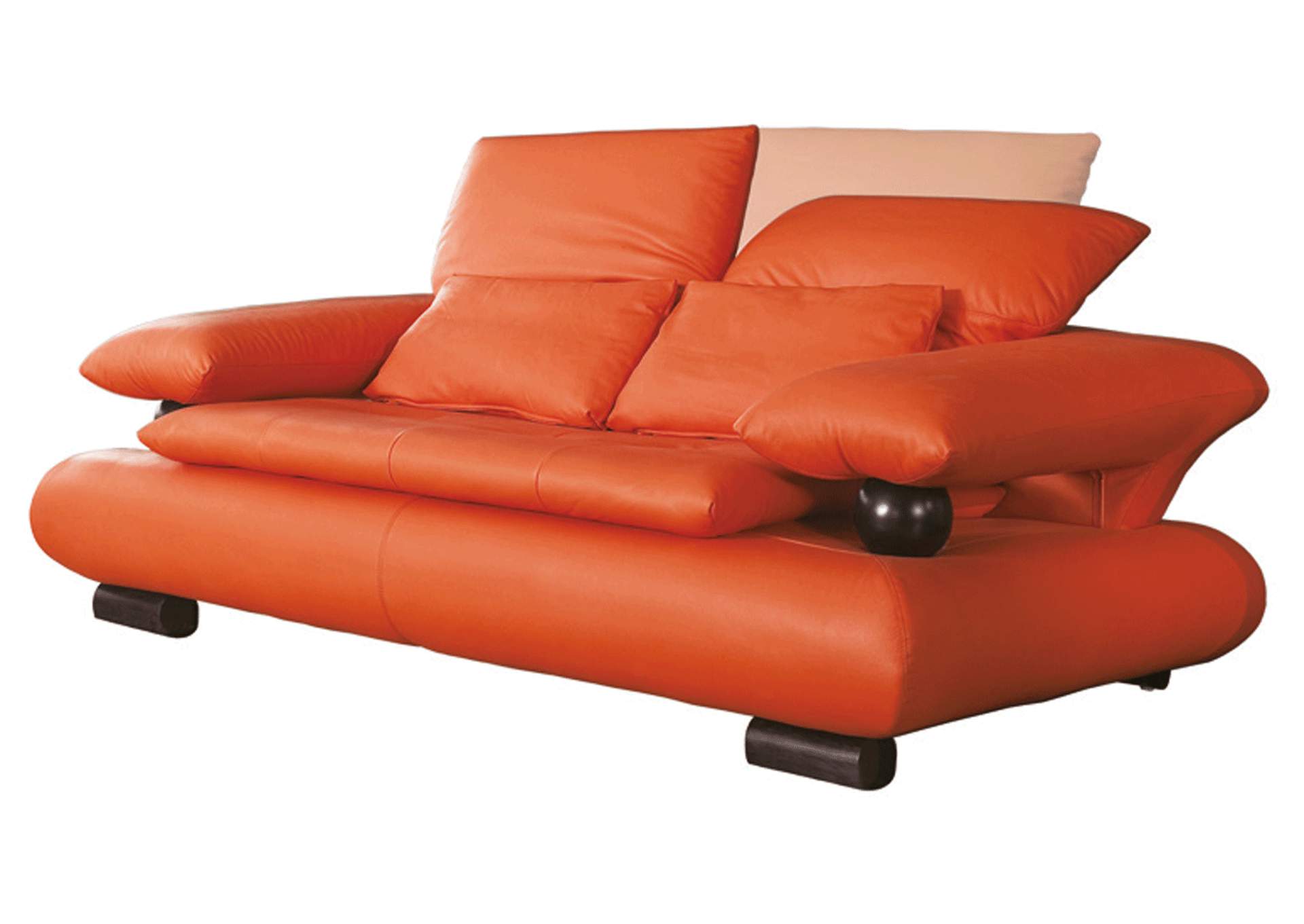 410 2 Loveseat Orange image 1