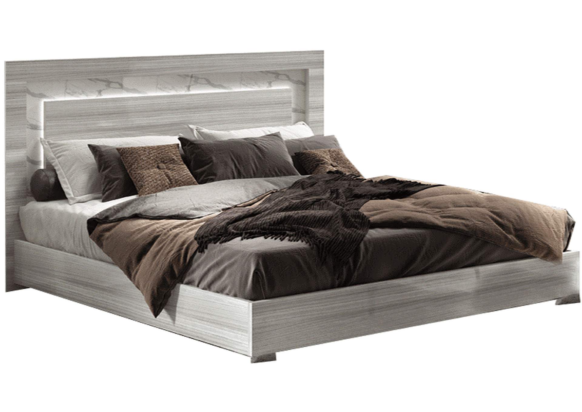 Carrara Bed King Grey image 1