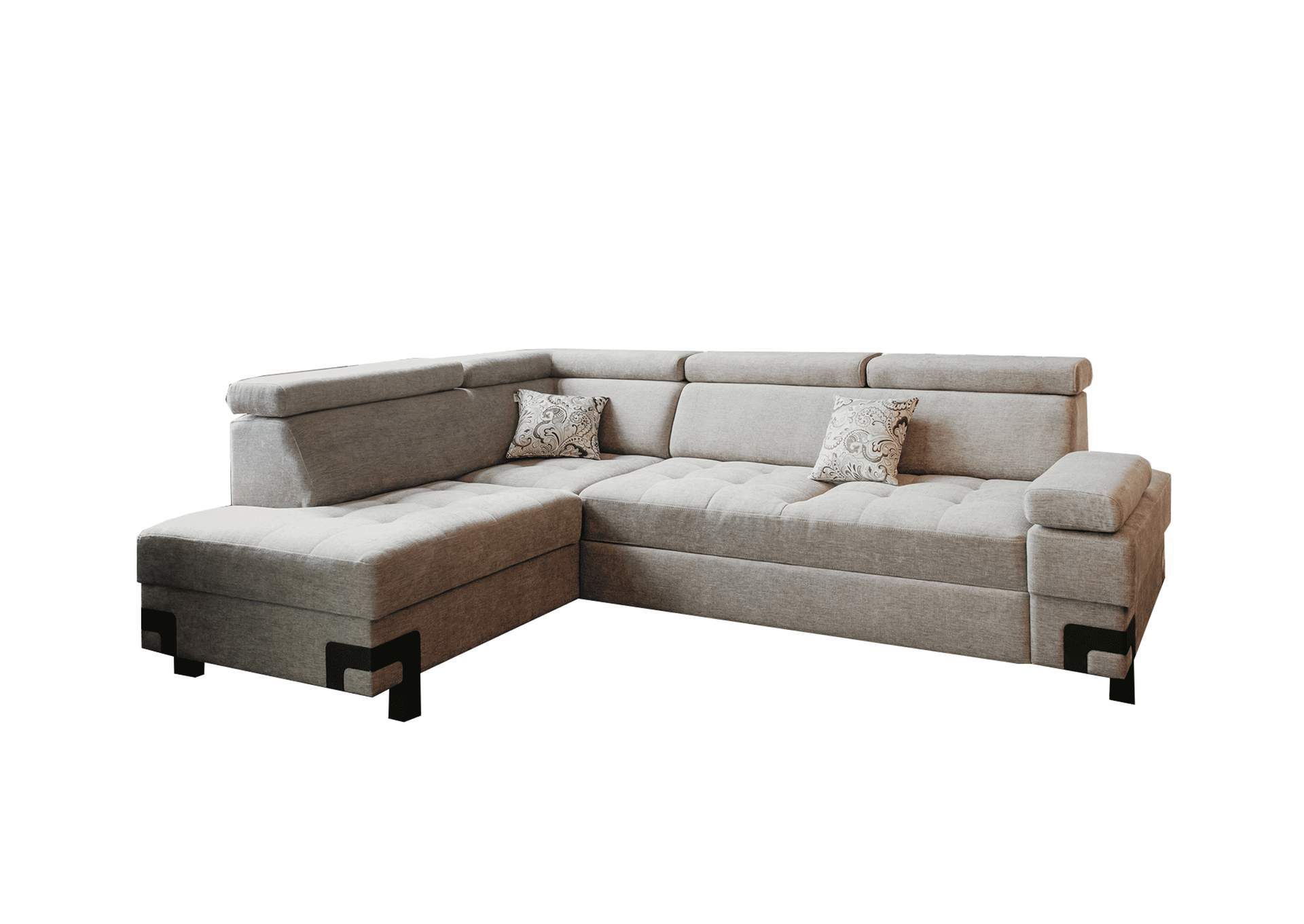 Garda Sectional Left with Bed And Storage image 1