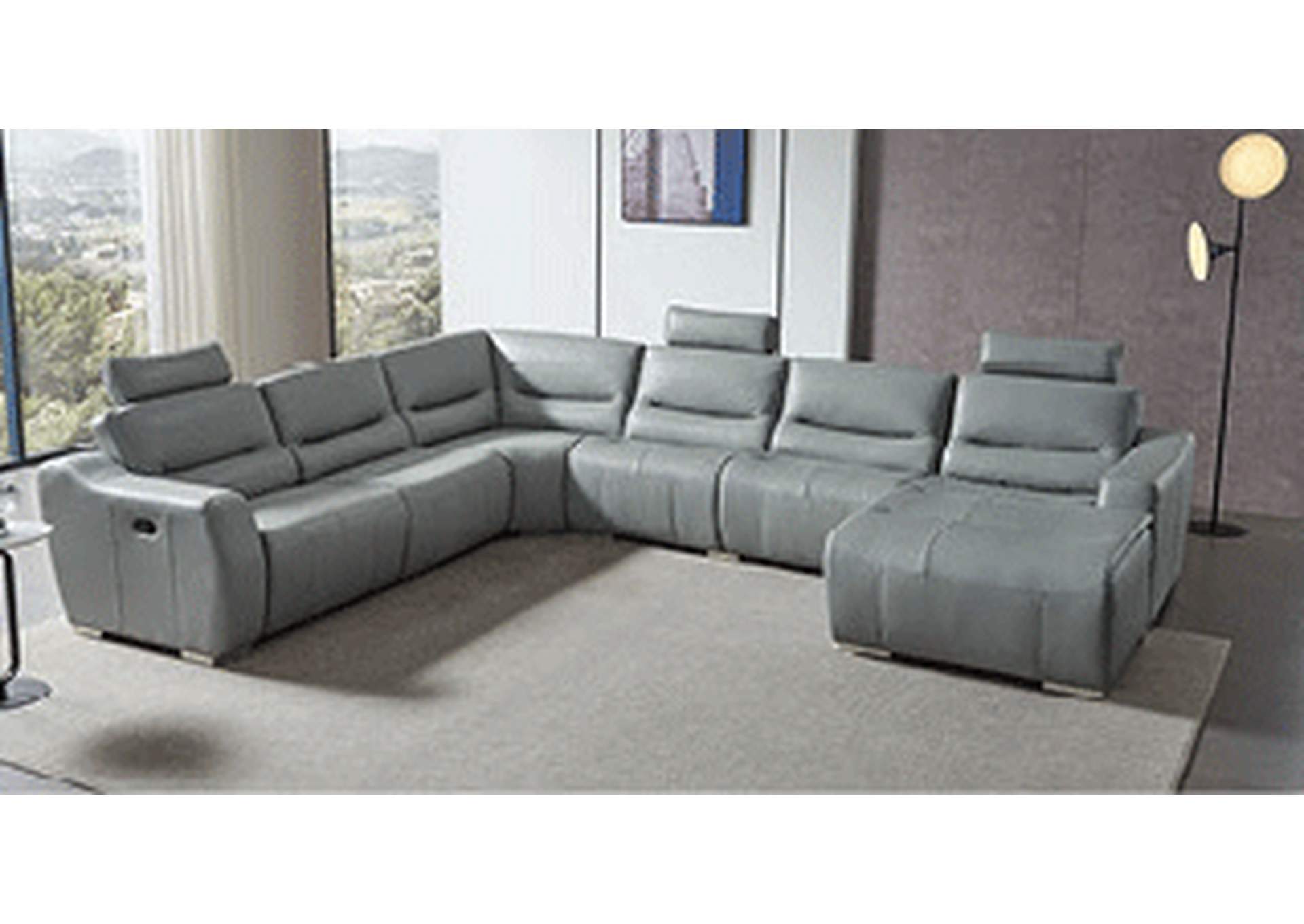 2144 Sectional Right with Recliner image 1