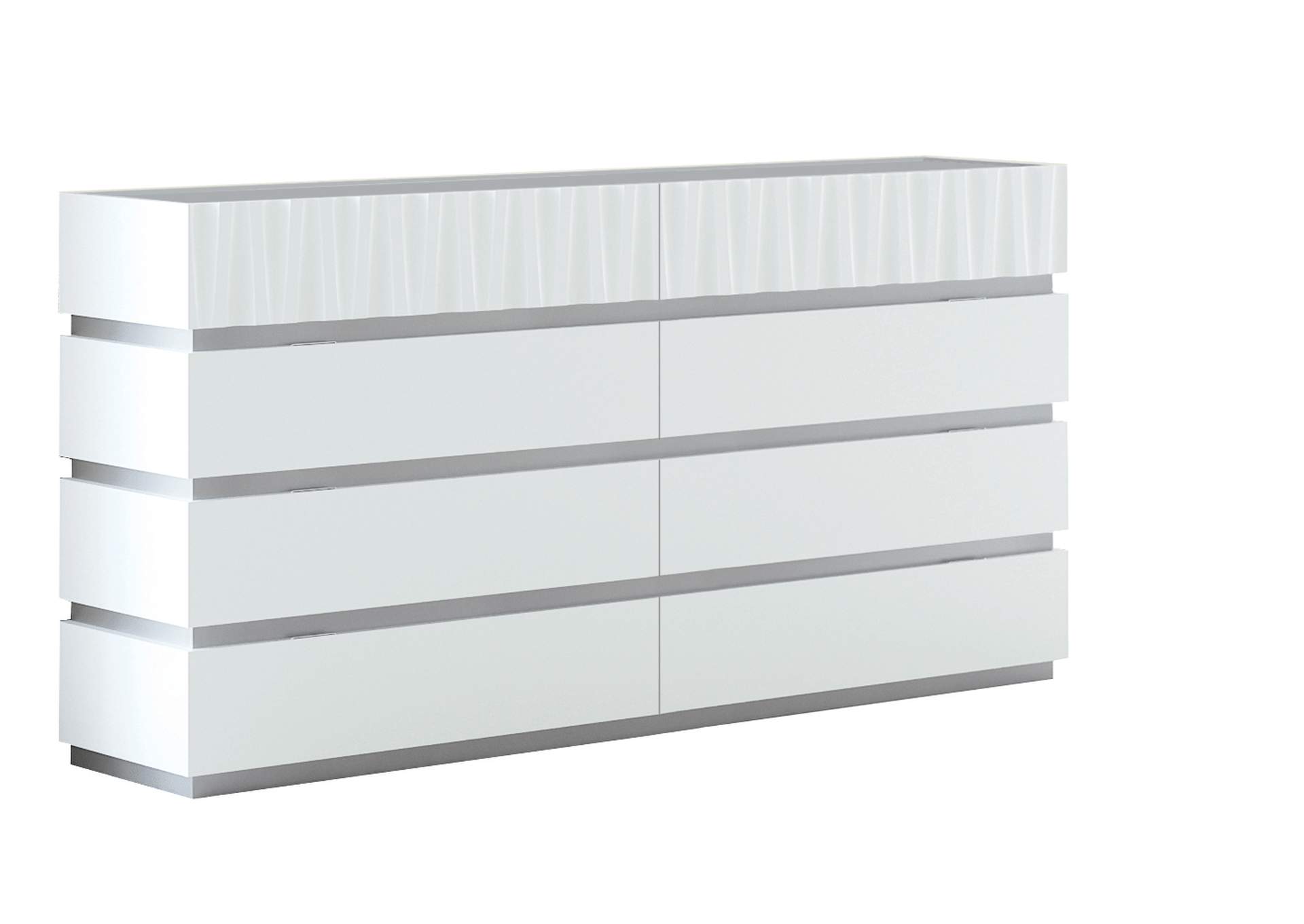 Marina White Double Dresser image 1