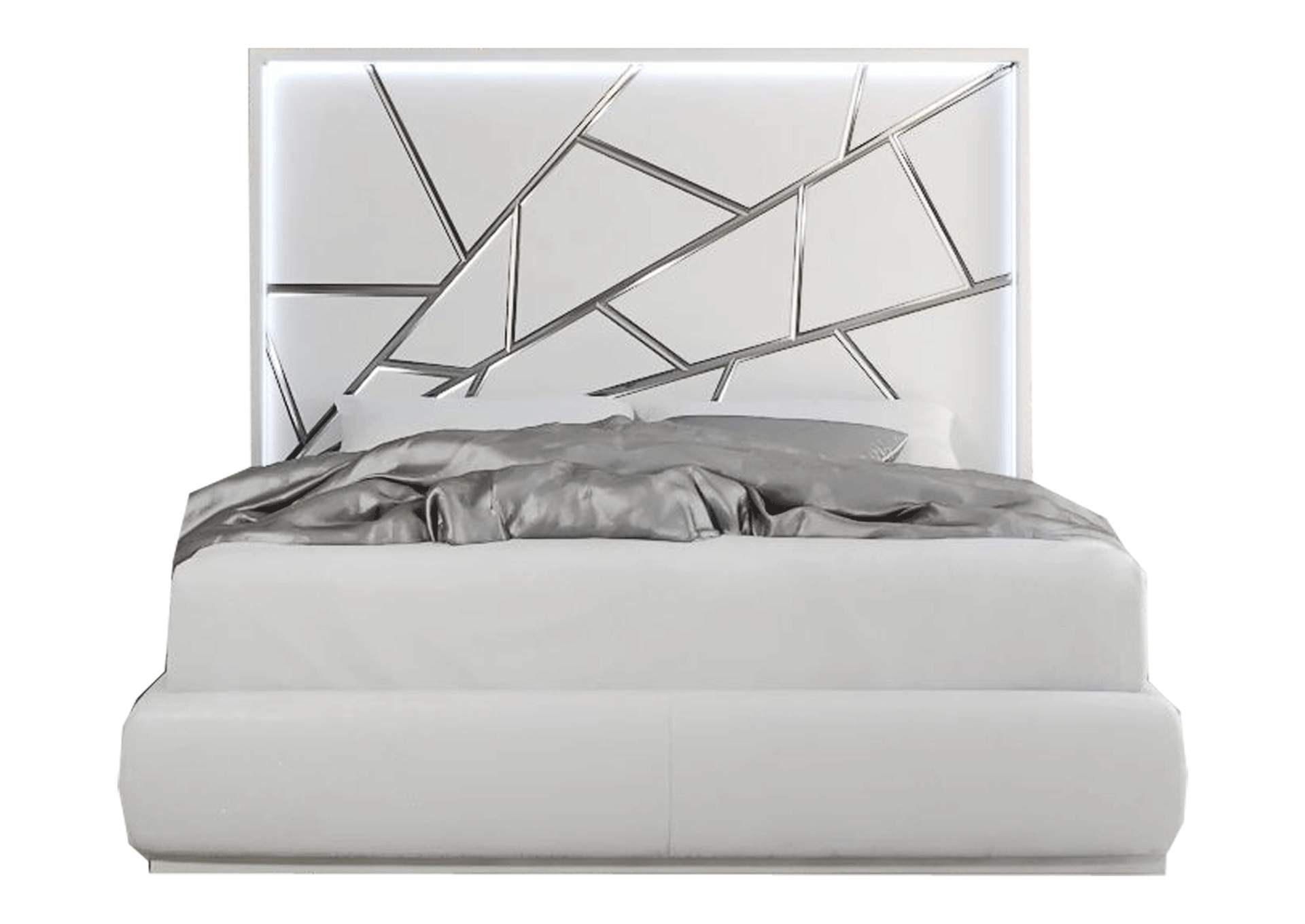 Gio Queen Bed with Light image 1