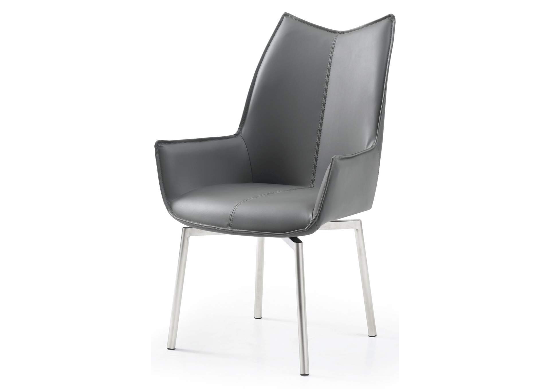 1218 Swivel Dining Chair Dark Grey image 1