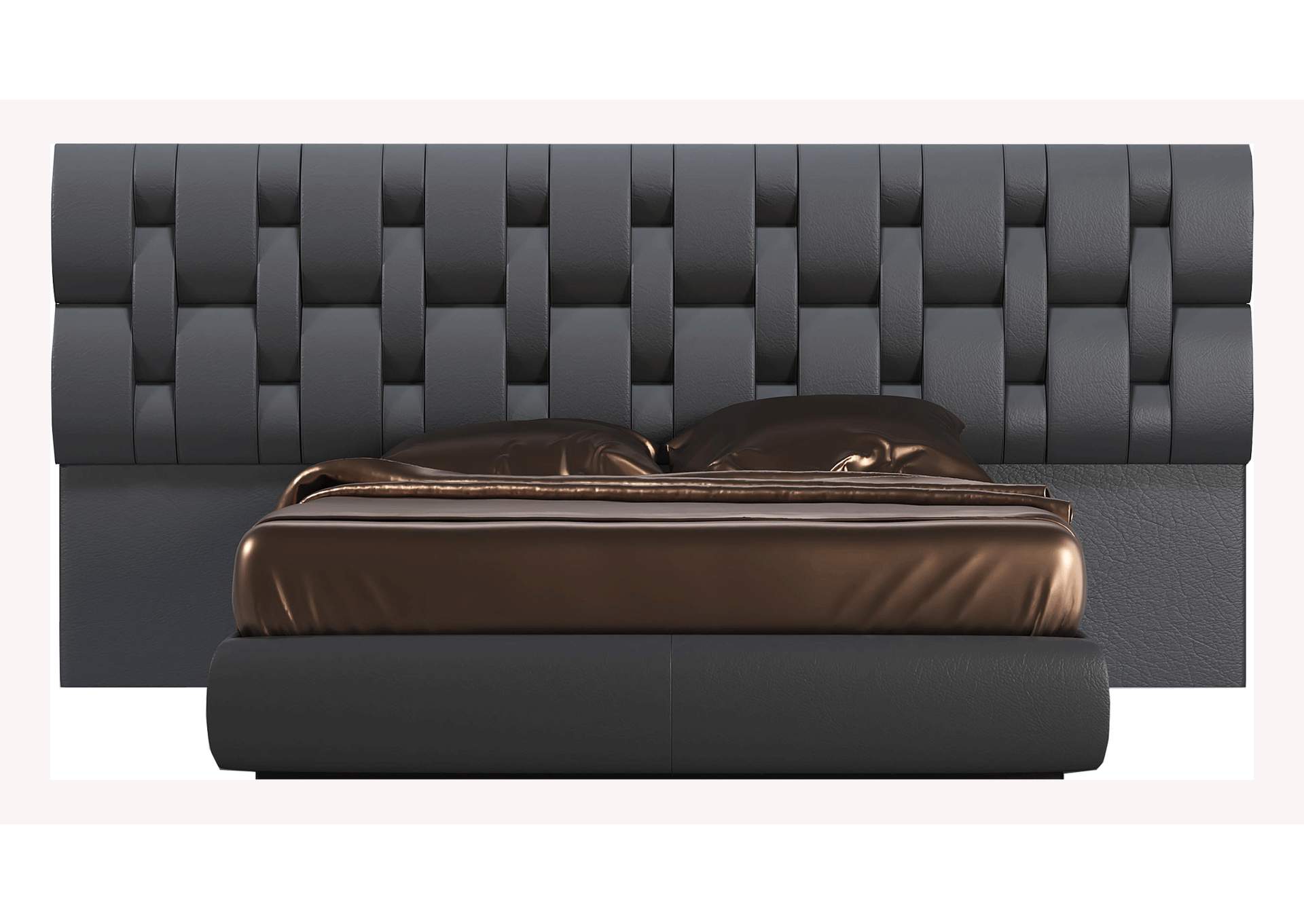 Emporio Black Queen Size Bed image 1