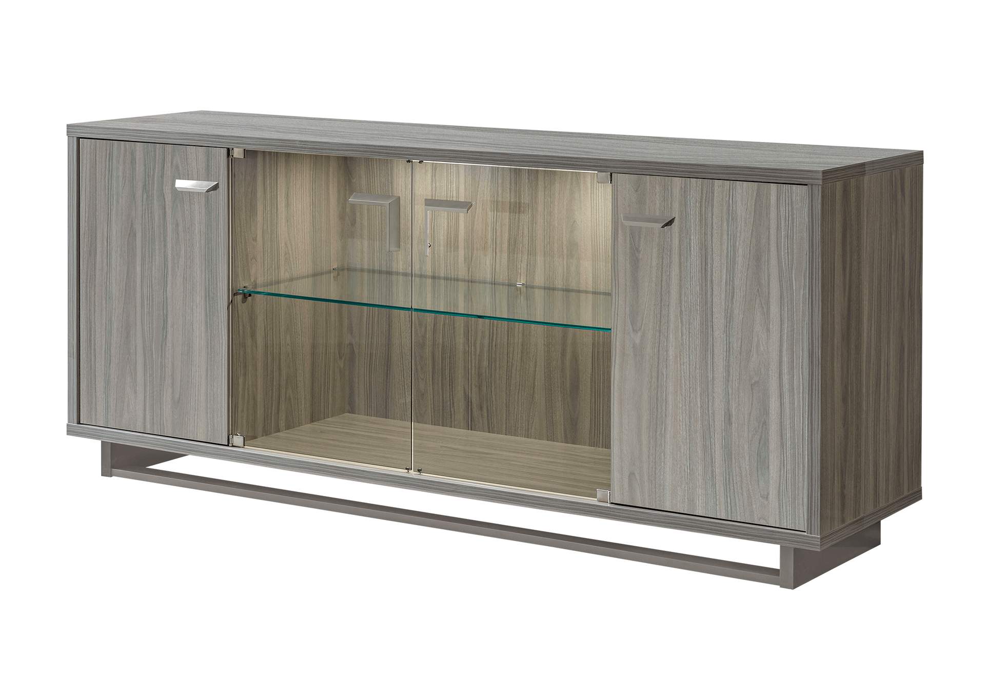 4 Door Buffet Grey image 1