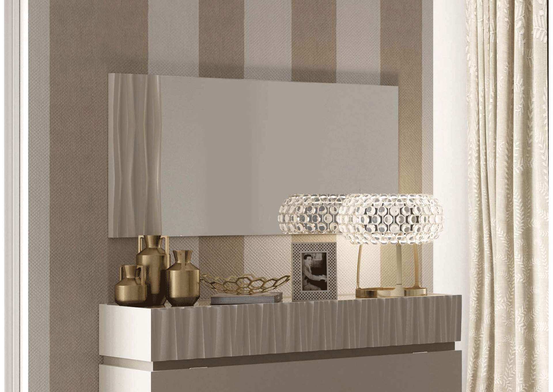 Marina Mirror Taupe image 1