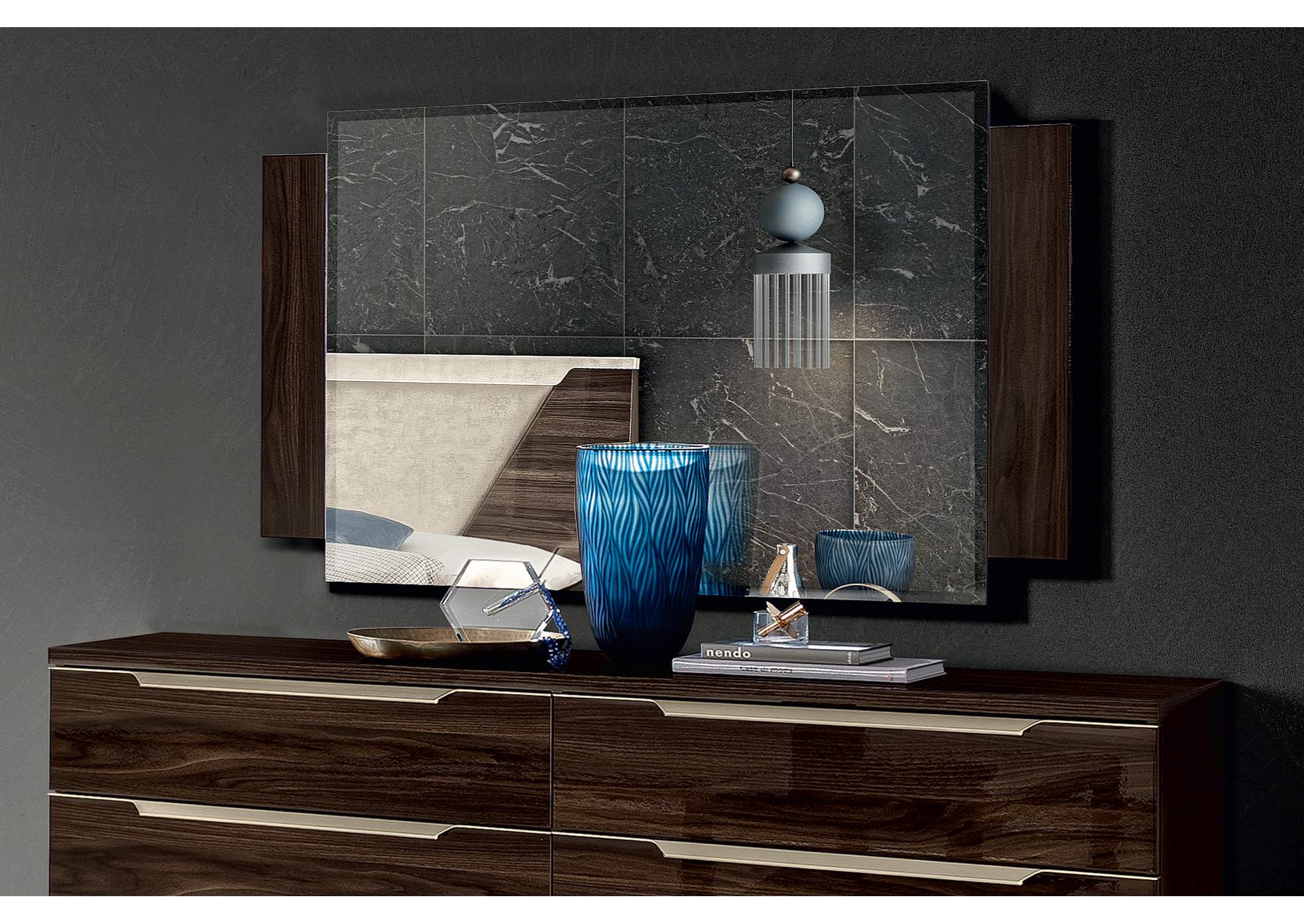 Smart Mirror Walnut image 1