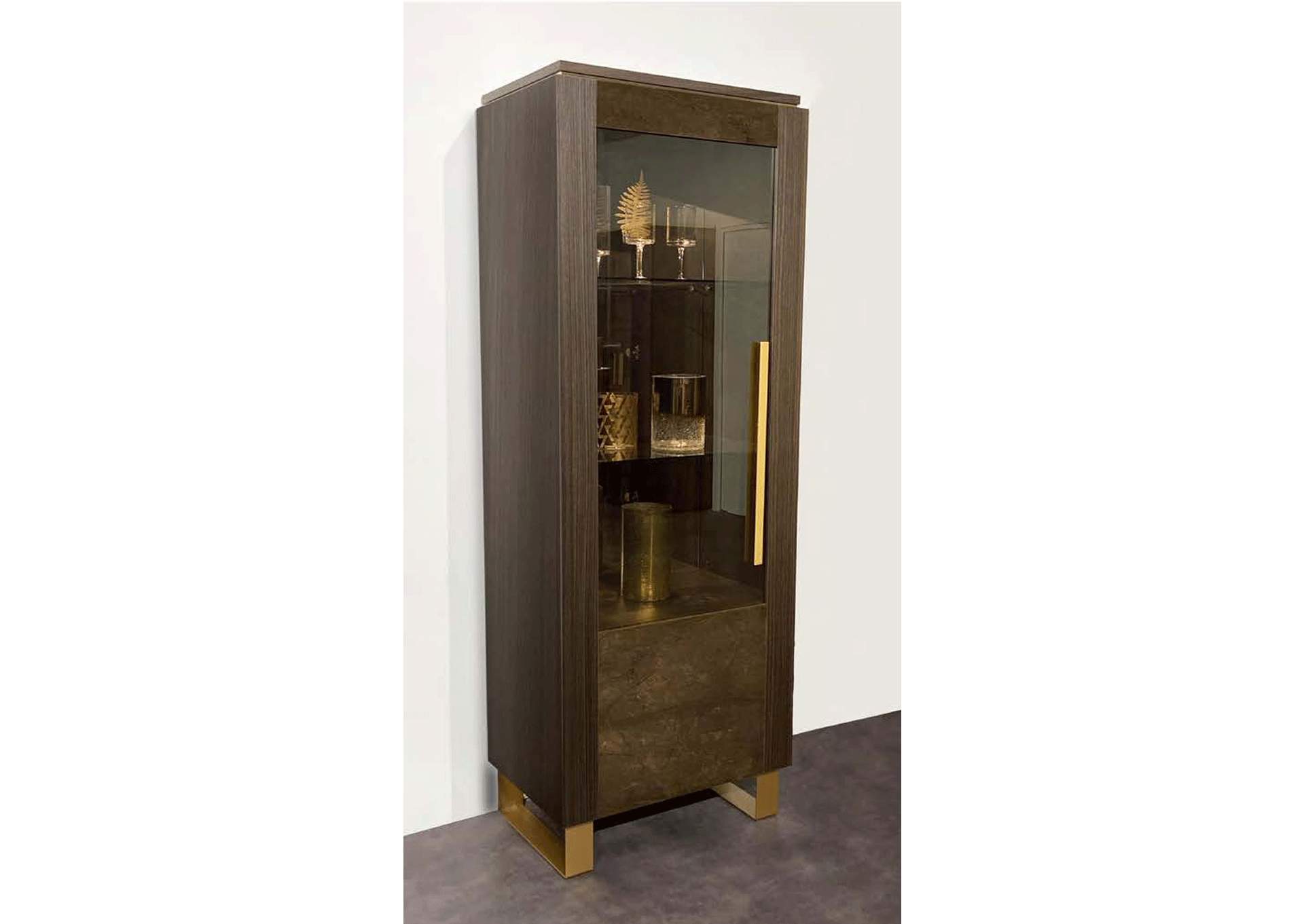 Essenza 1 Door Vitrine Left image 1