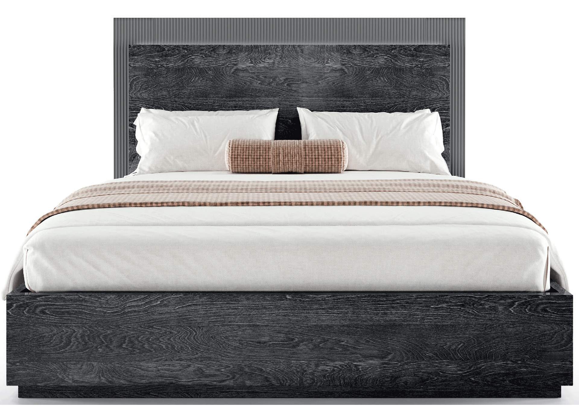 Onyx Queen Size Bed with Wooden Headboard image 1