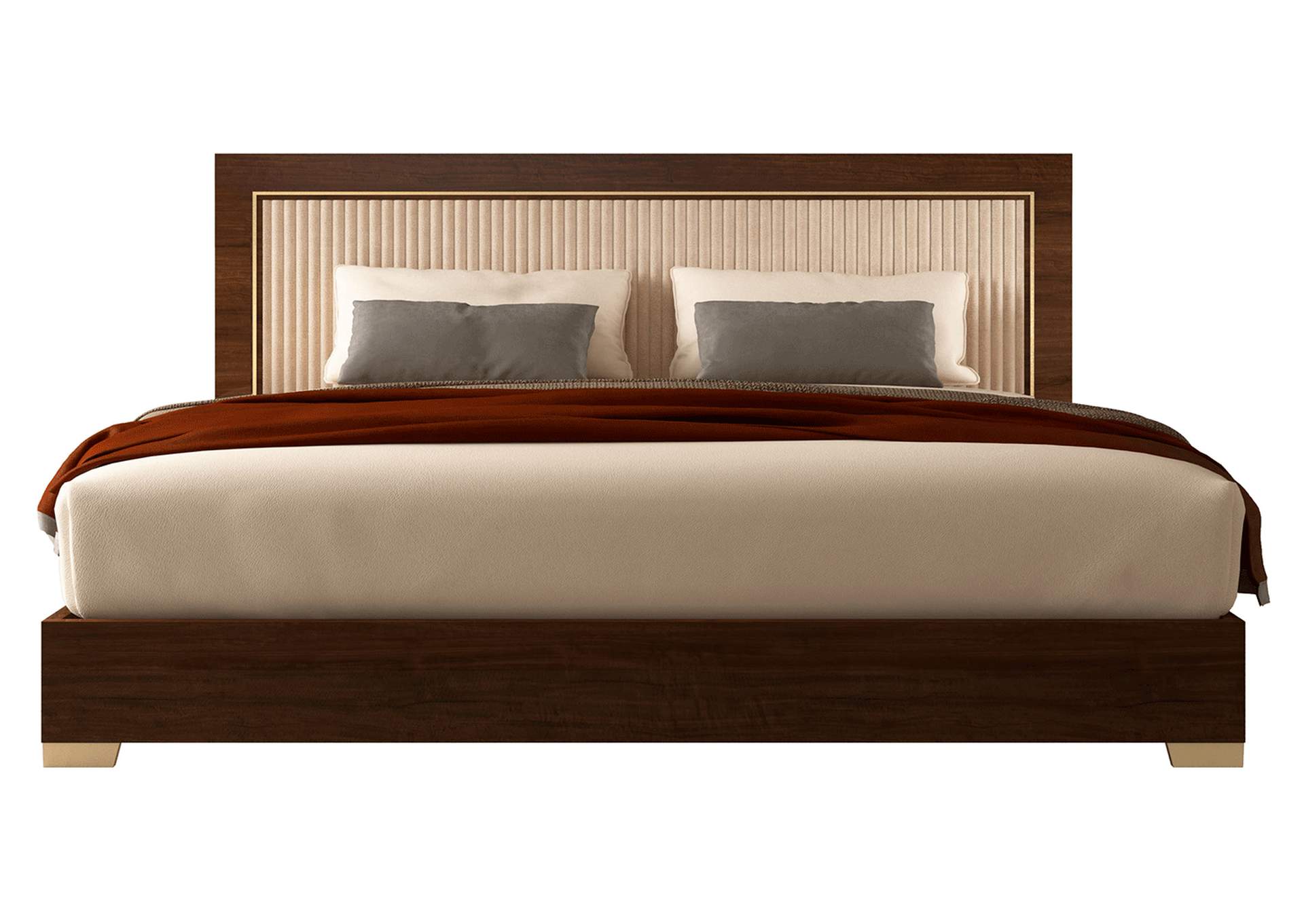 Eva Upholstered King Size Bed image 1