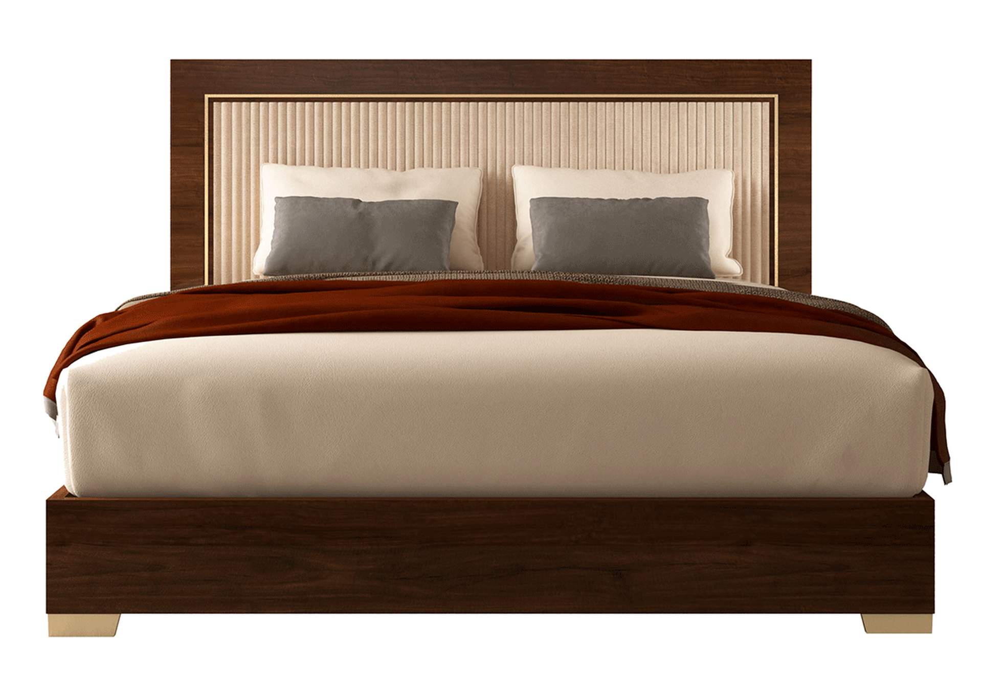 Eva Upholstered Queen Size Bed image 1